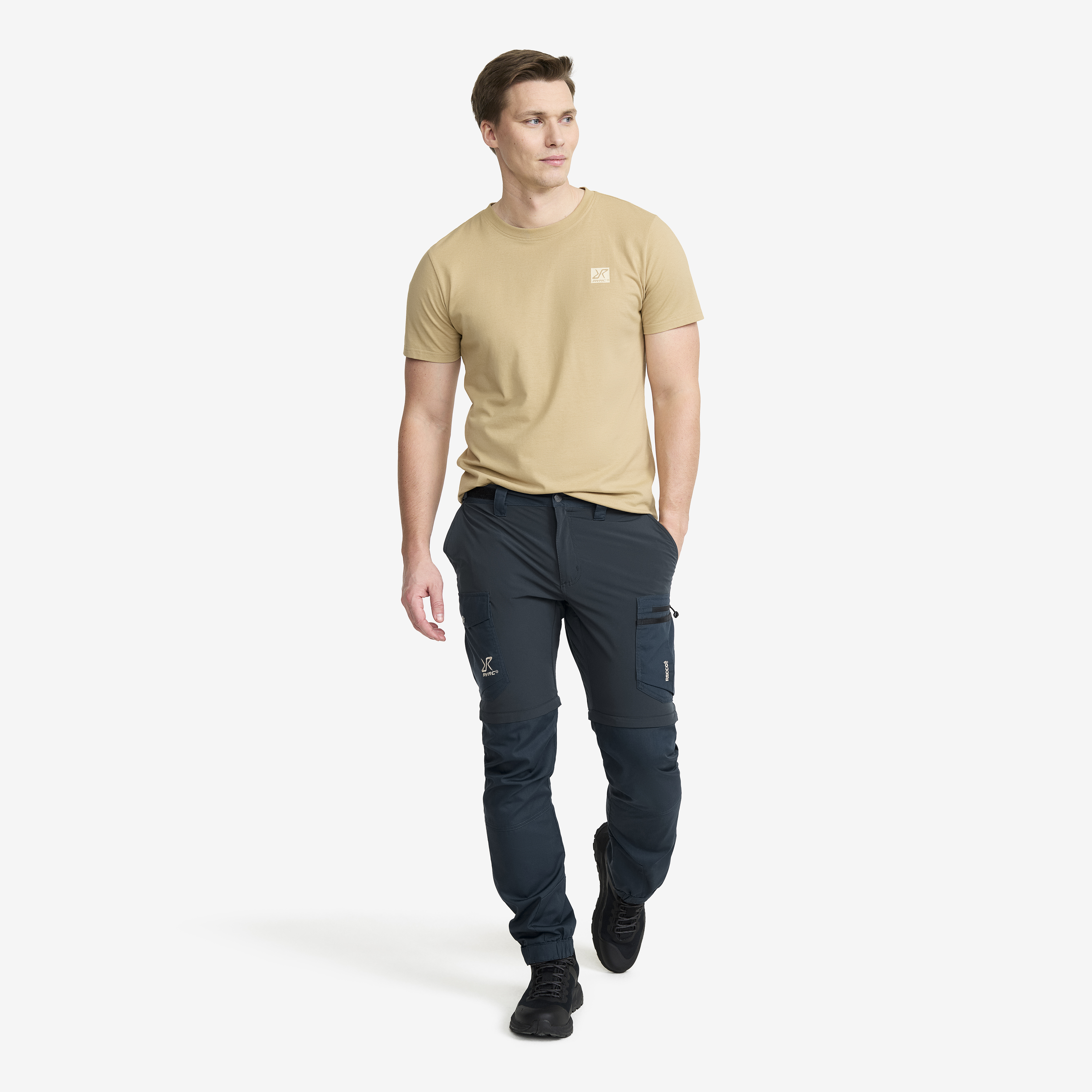 Rambler Lightweight Zip-off Pants Men Blueberry | RevolutionRace
