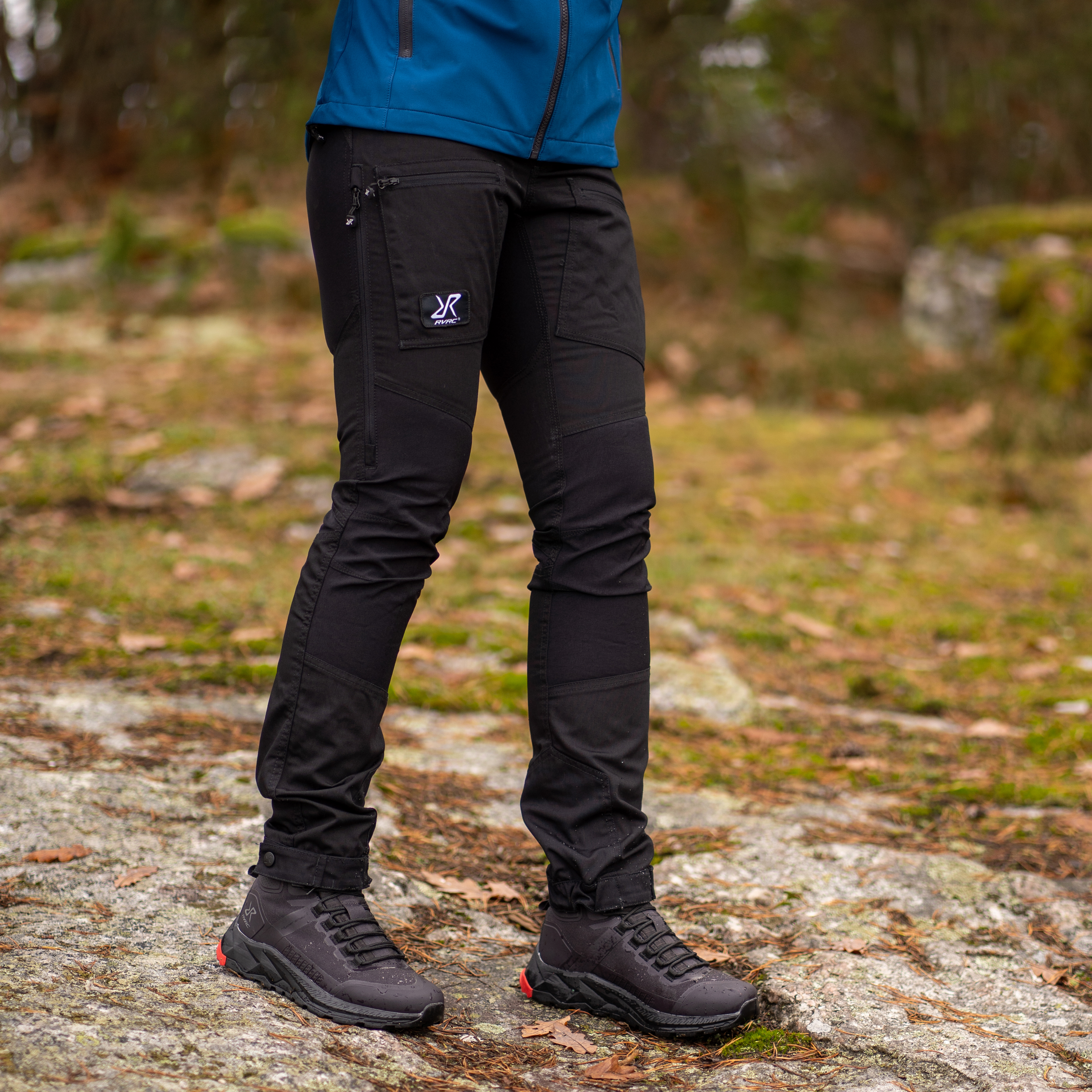 LY4U Pantalon de Marche d'hiver pour Femme Doublé en Polaire Thermique Randonnée en Plein Air
