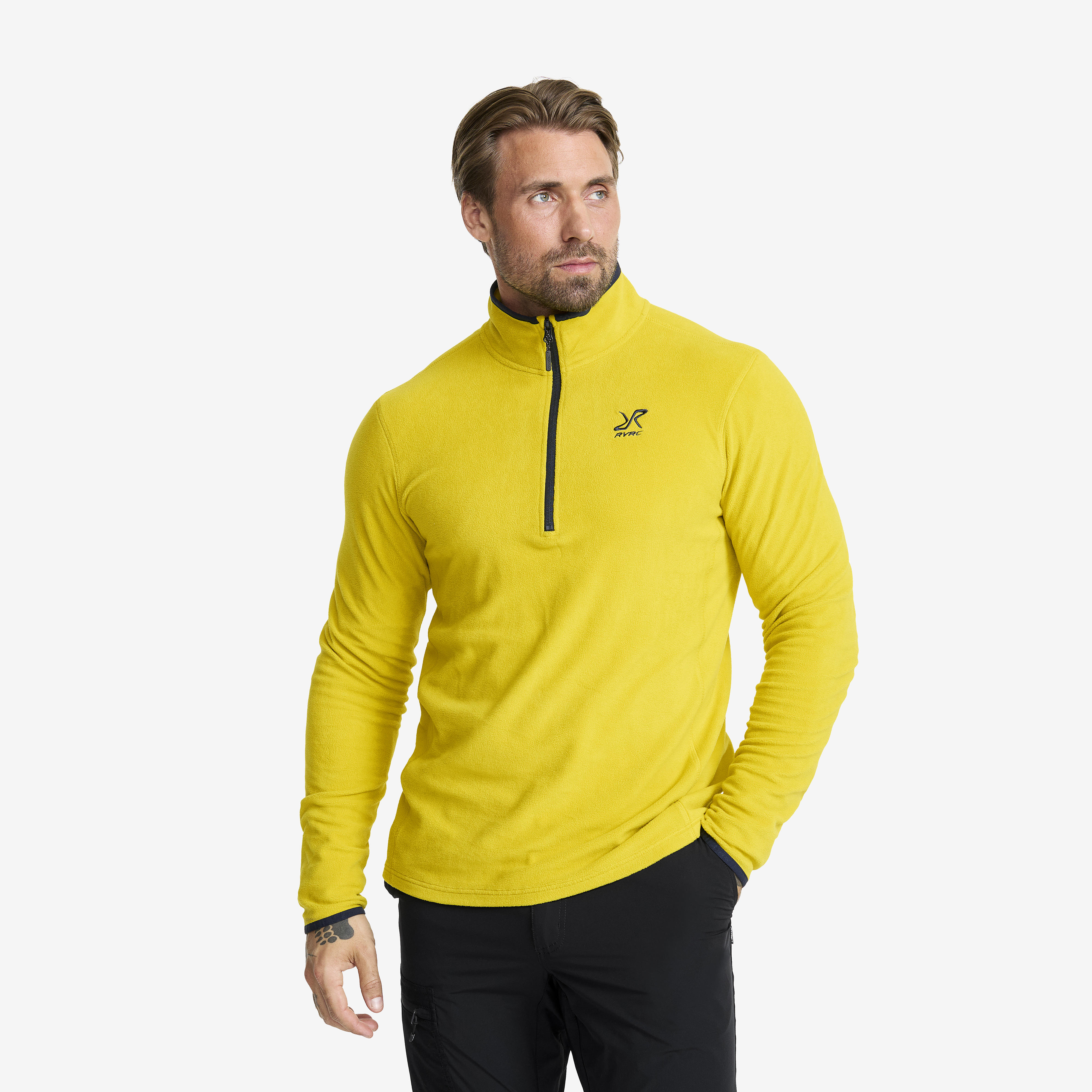 Hiker Half-zip Fleece Mango Mint Heren,