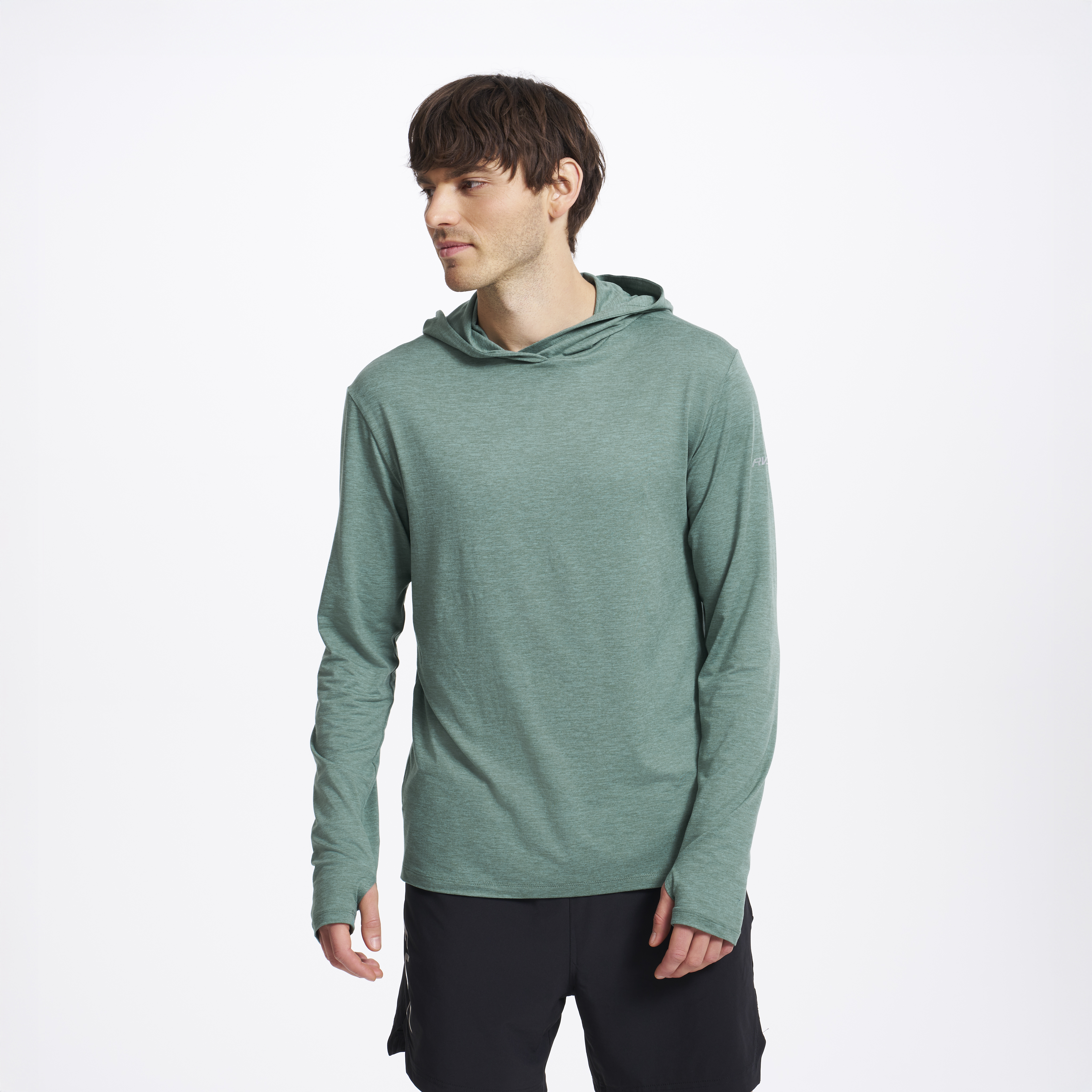 Impulse Active Hoodie Sagebrush Green Melange Heren,