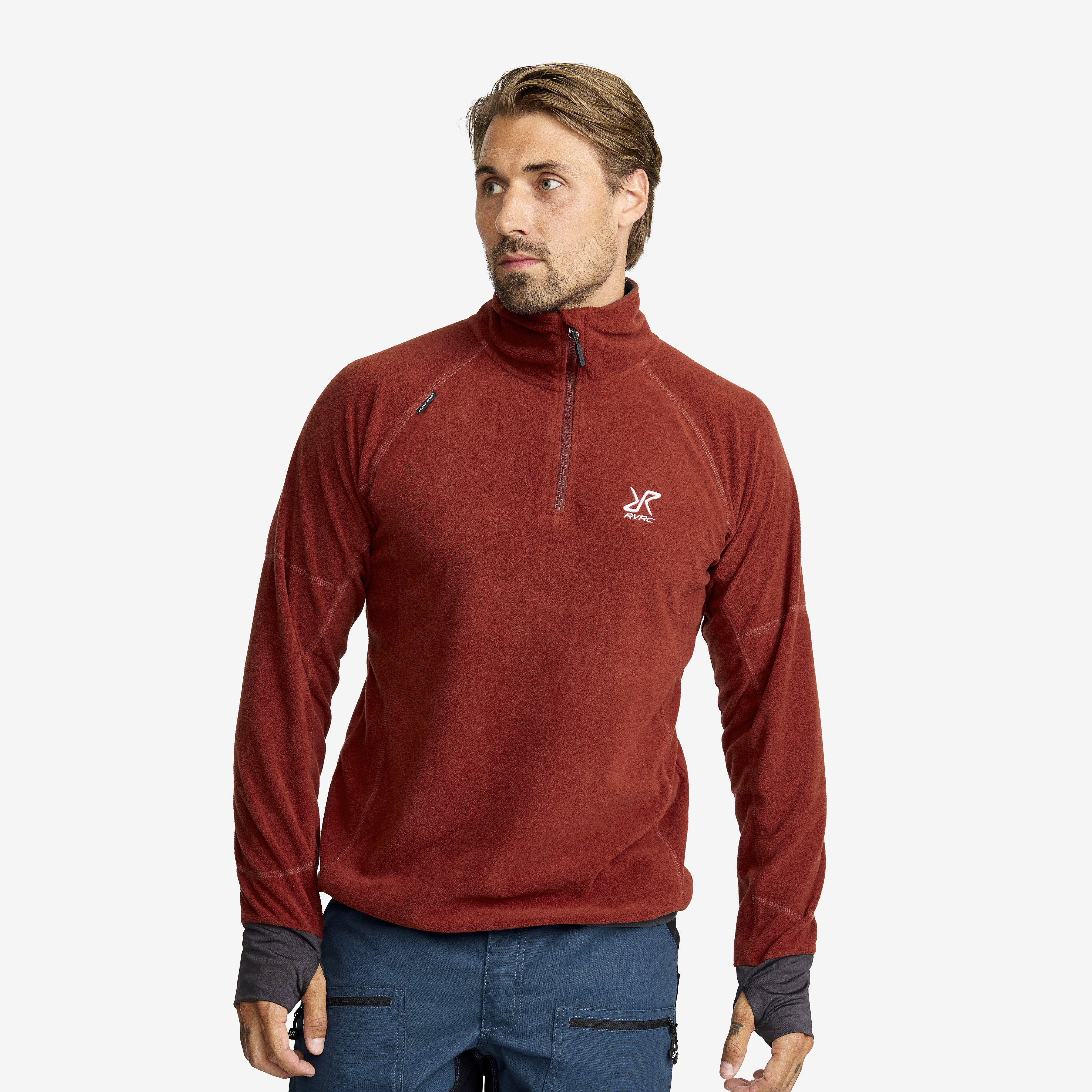 Trekker Fleece Fired Brick Herren