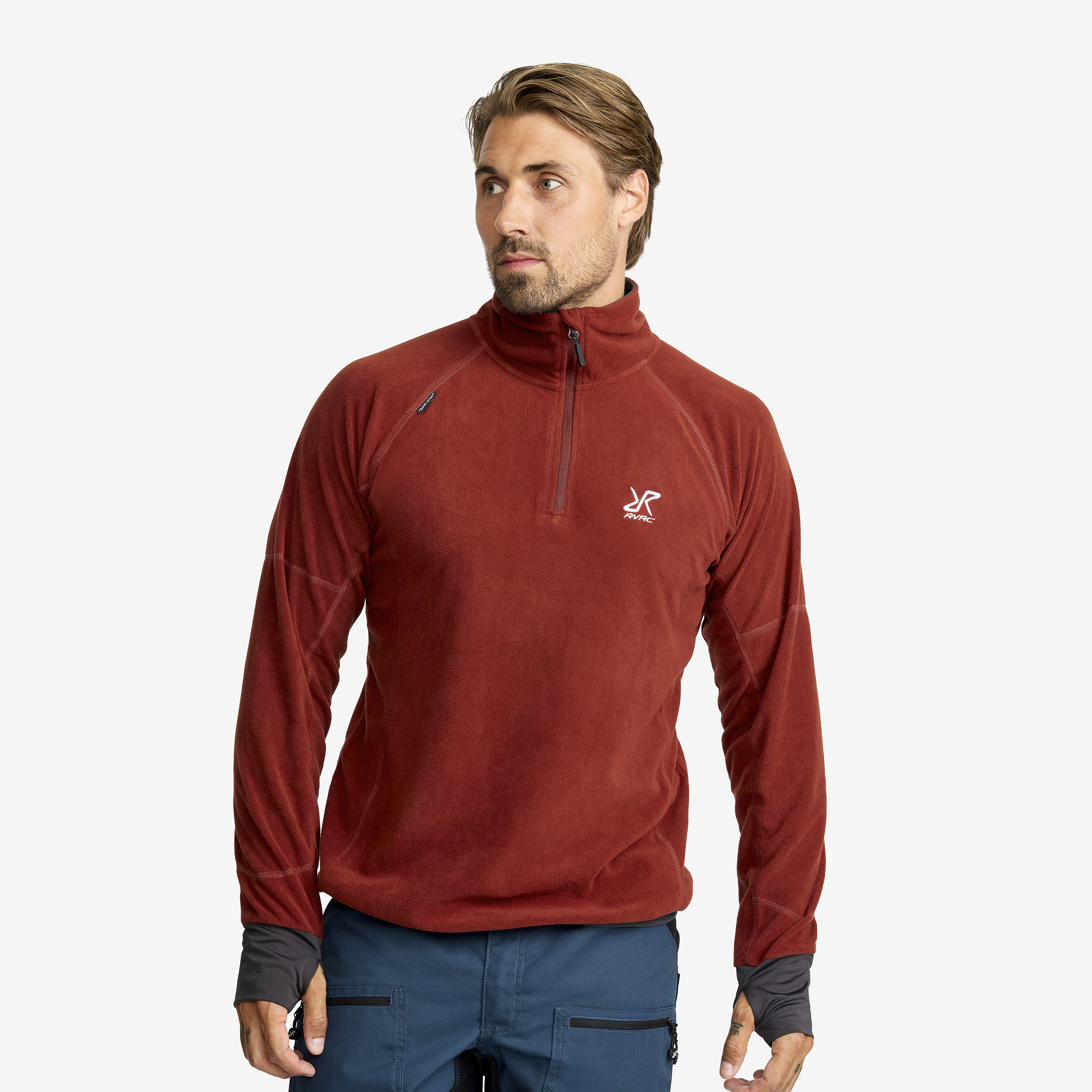 Trekker Fleece Fired Brick Hombres,