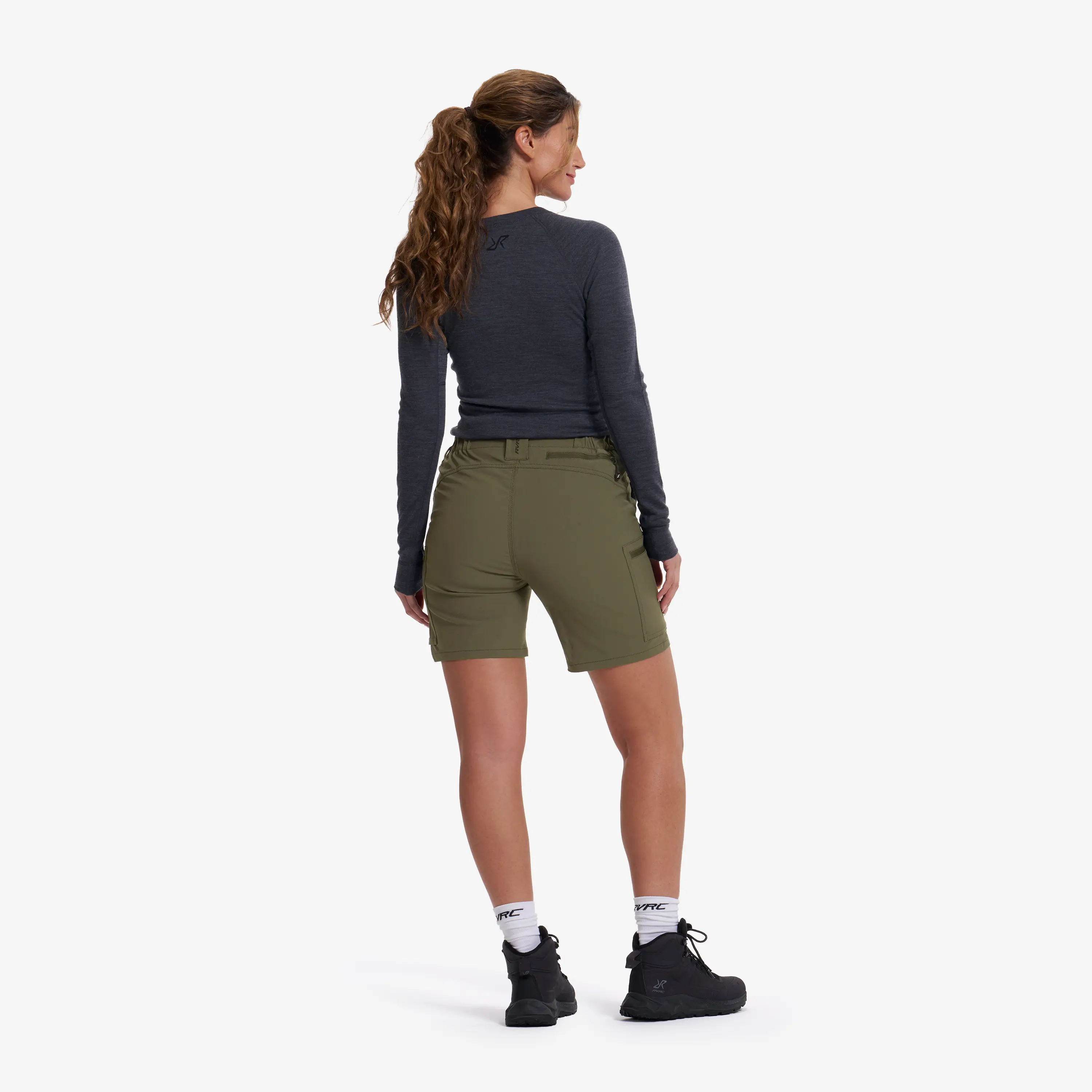 Nordwand Stretch Shorts Dames Grape Leaf | RevolutionRace