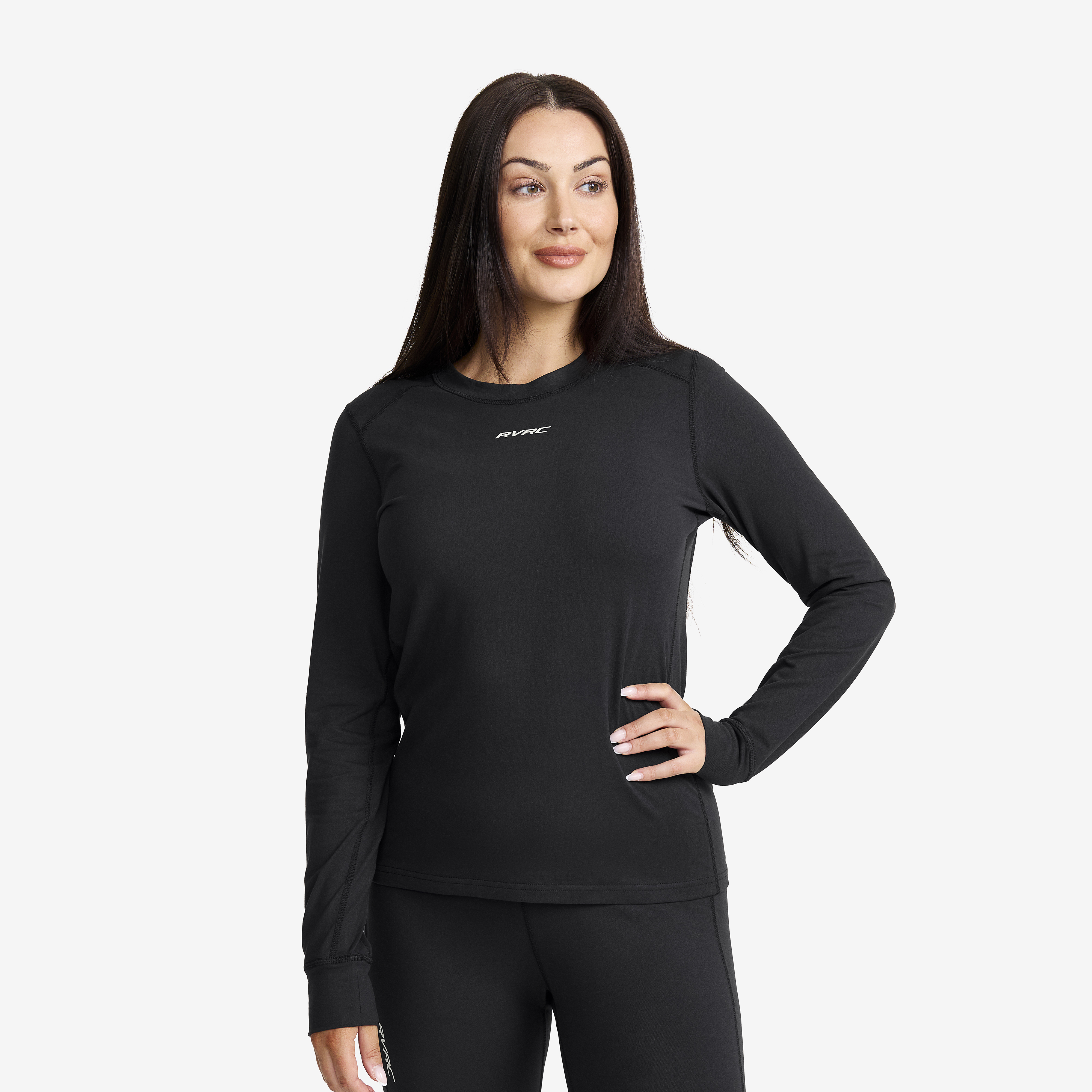 Downhill Base Layer Top Black Women,