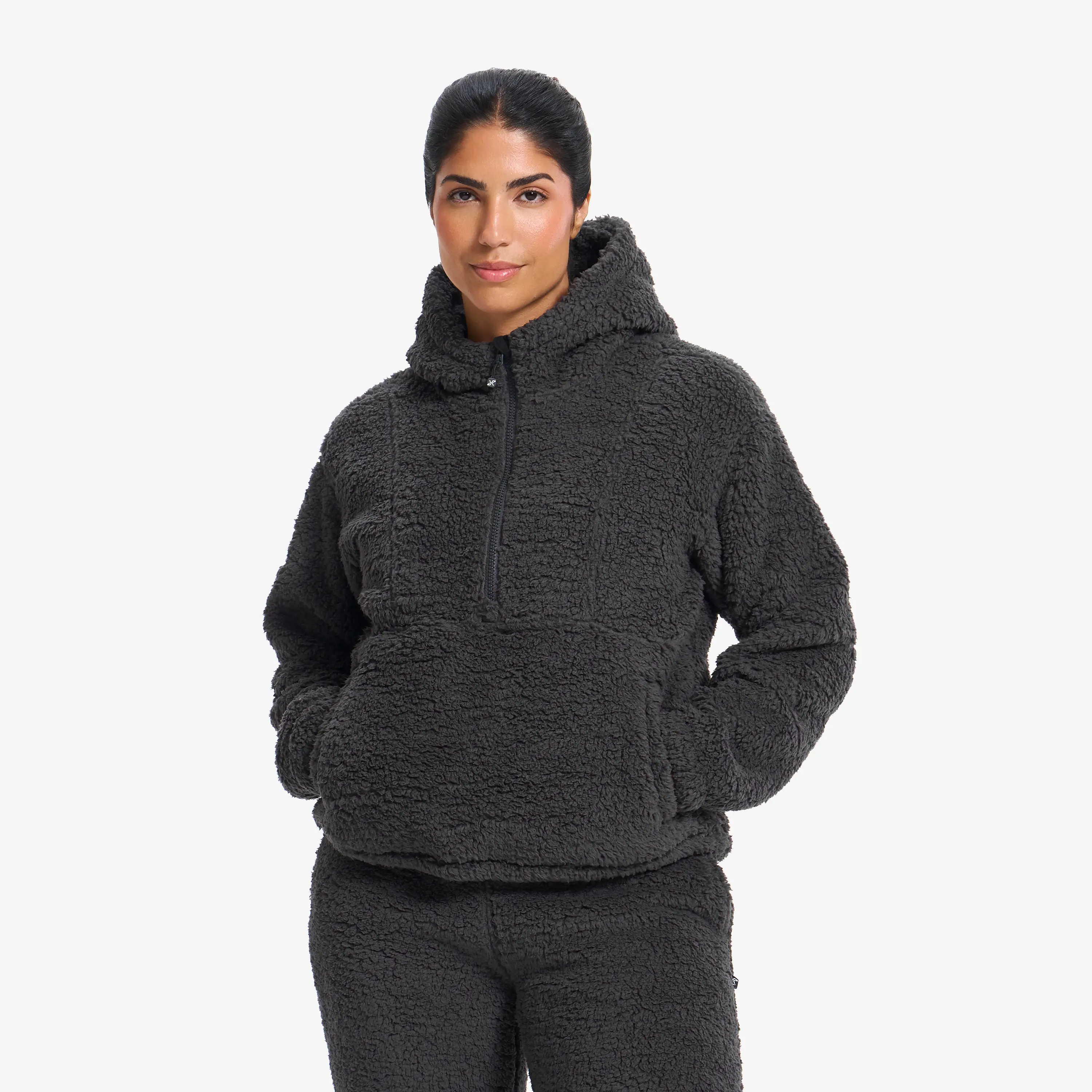 Misty Half-zip Soft Fleece Anthracite Damen,