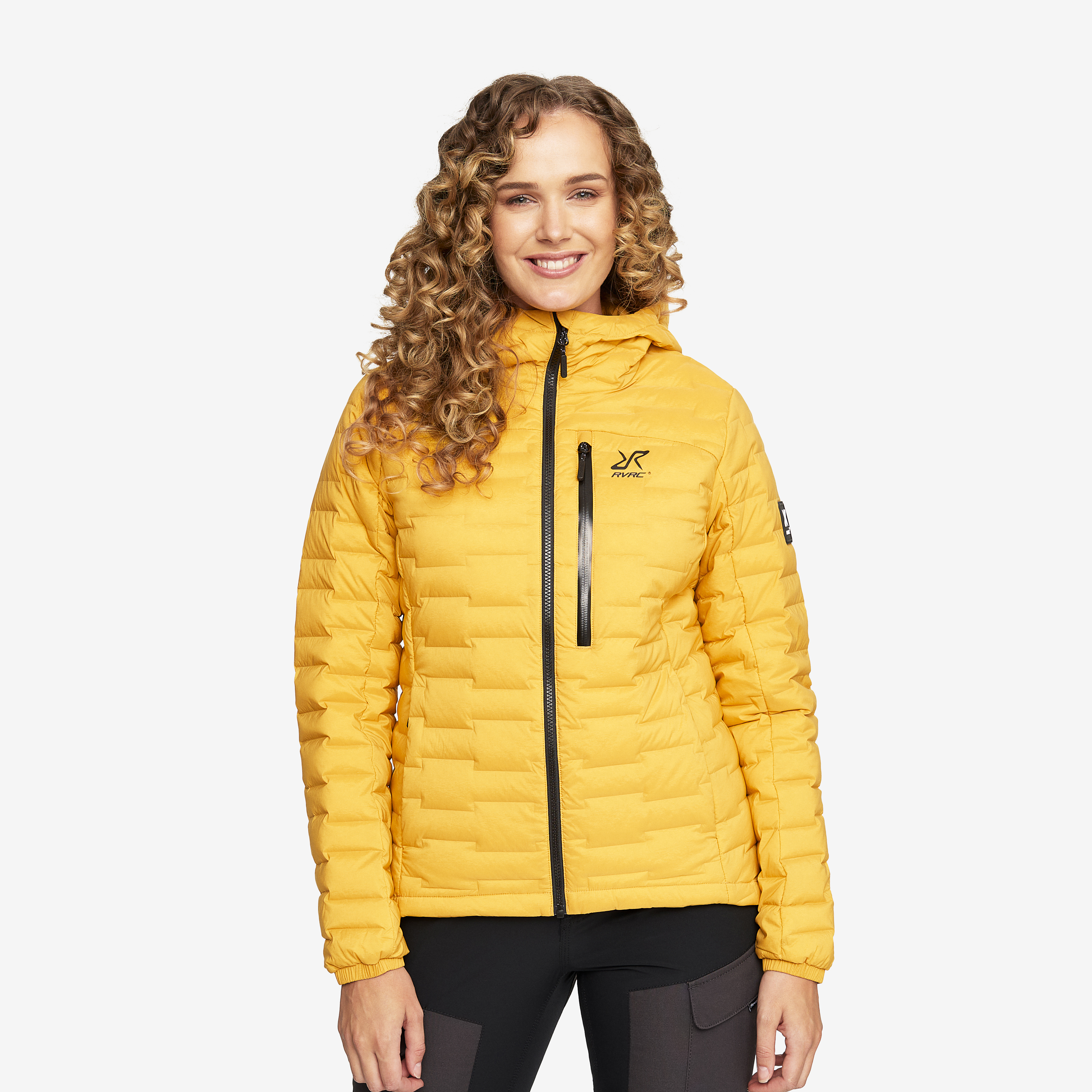 Flex Down Jacket Lemon Curry Damskie,