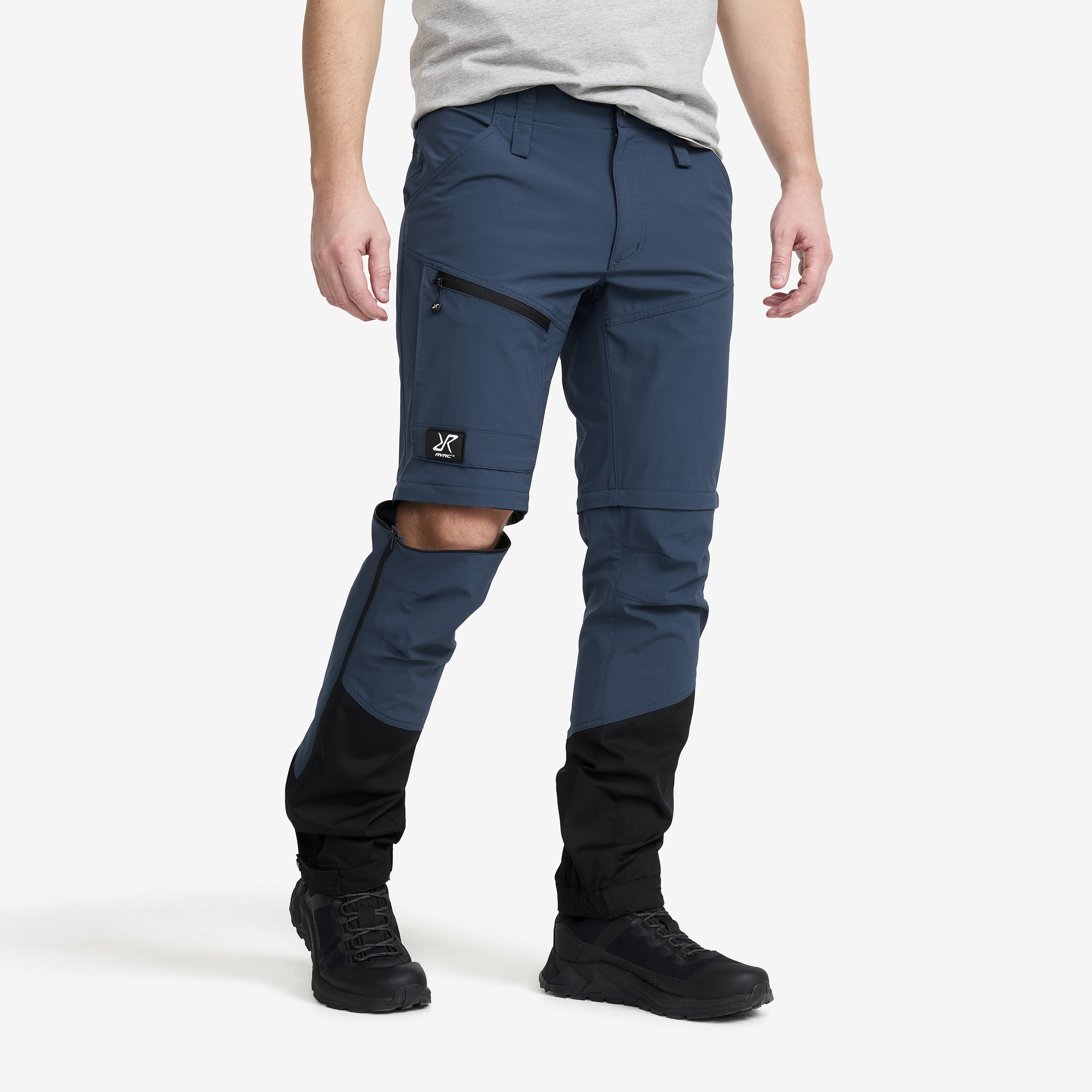 RVRC GP Pro Stretch Zip-off Pants Herre Moonlit Ocean/Black, Størrelse:2XL - Zip-off-bukser