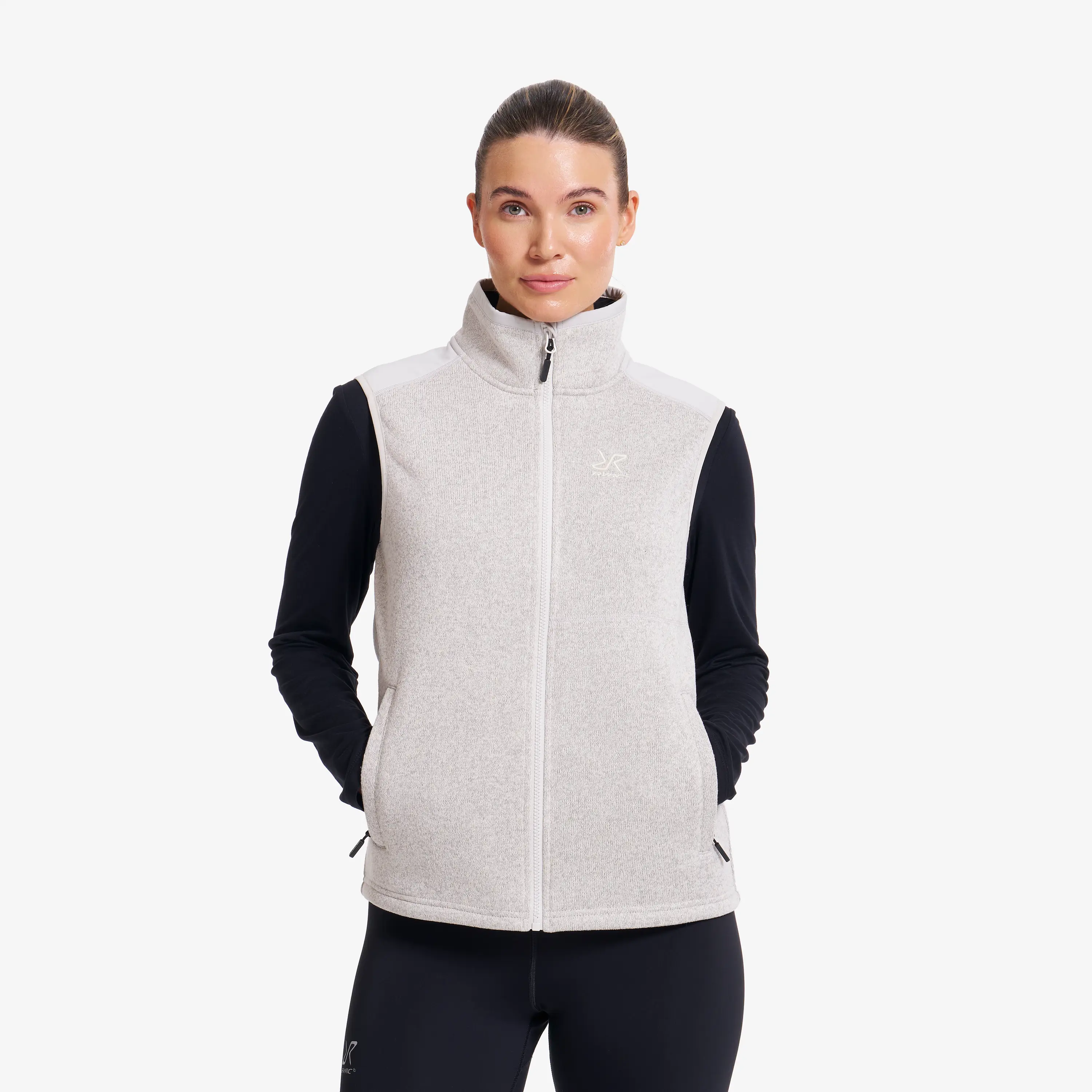 Northbound Fleece Vest Grey Melange Damen,