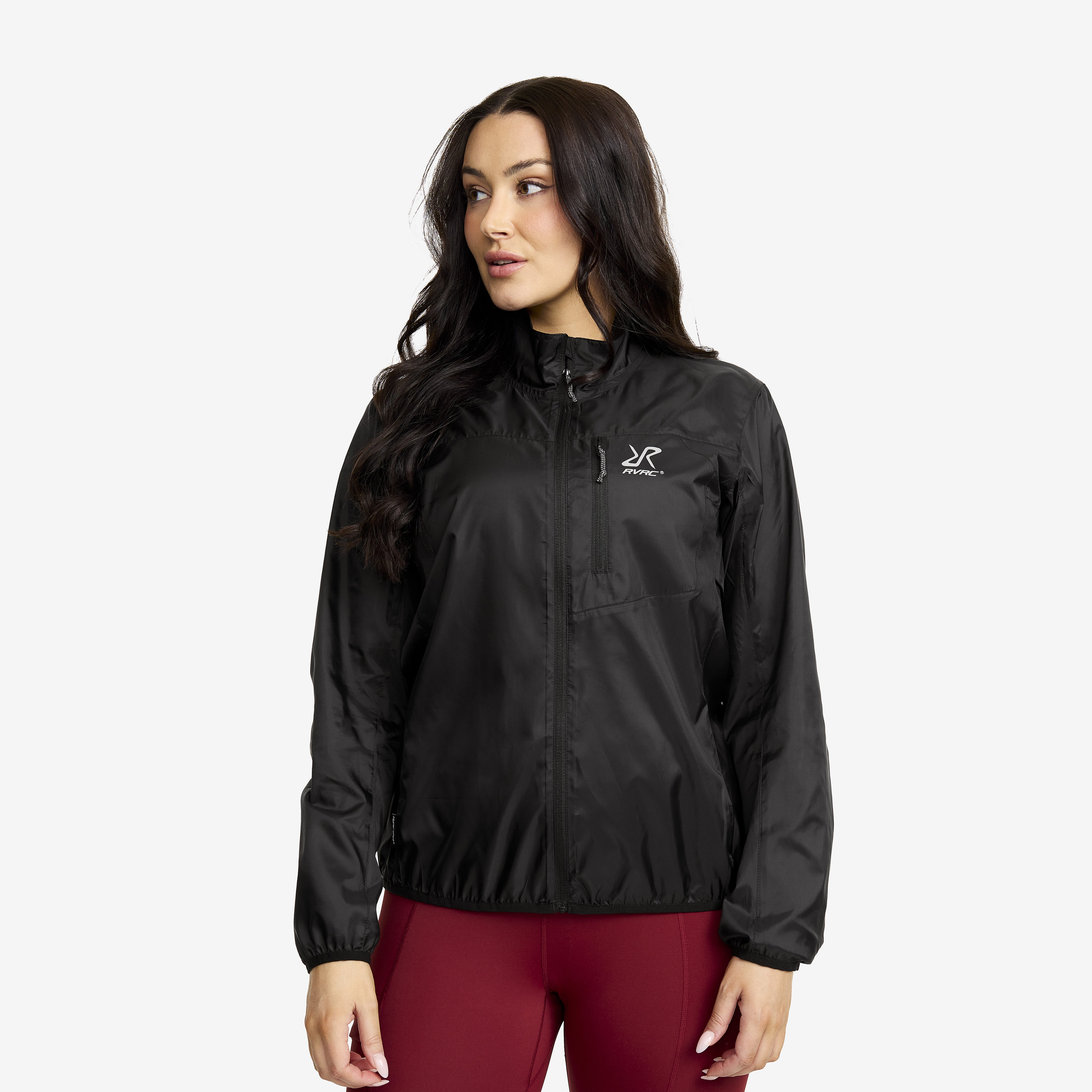 Unit Light Windbreaker Dam Black, :S