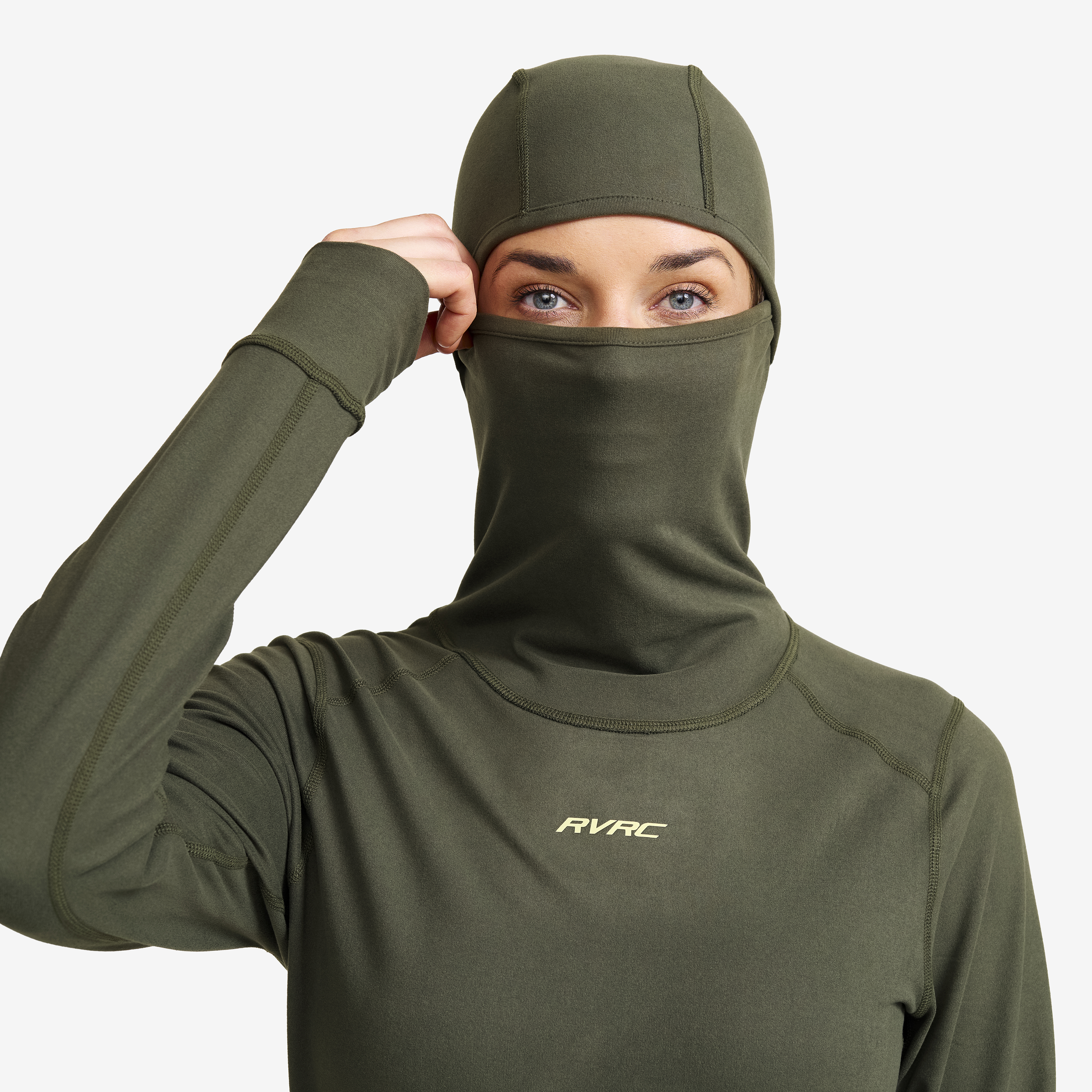 Downhill Base Layer Balaclava Top Kambaba Green Dámské,