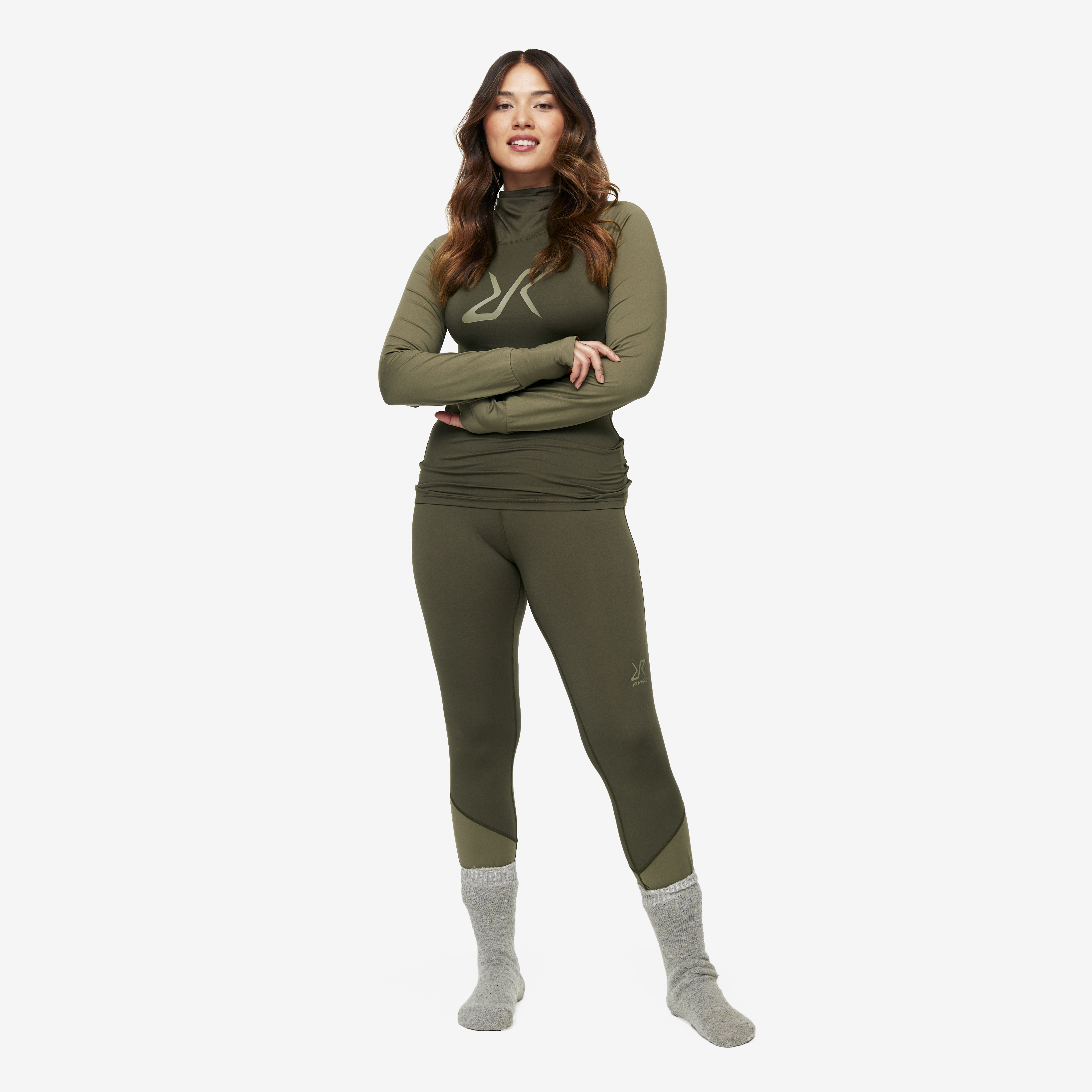 Sneaky Balaclava Base Layer Set Forest Night