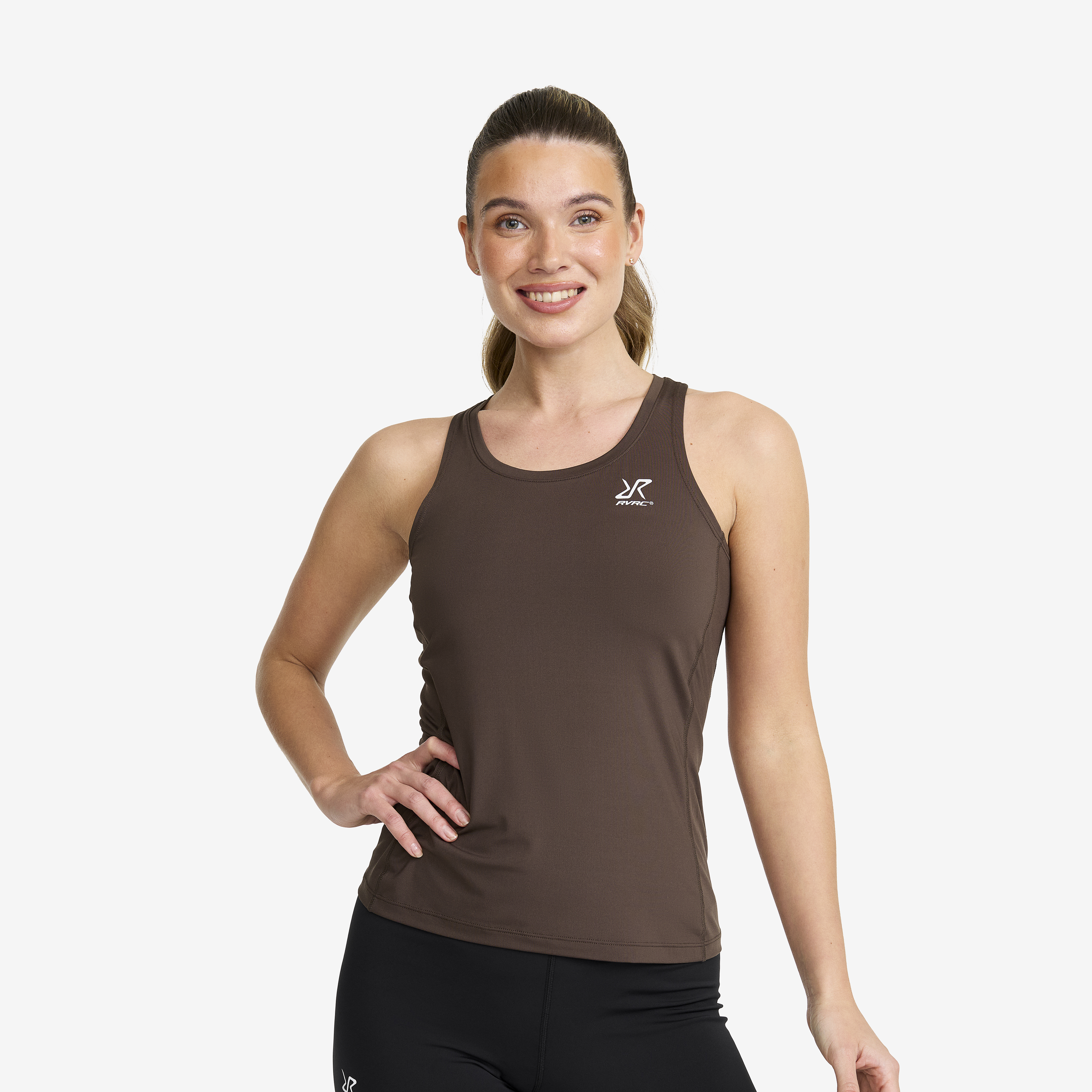 Stride Active Tank Top Dame Hot Fudge