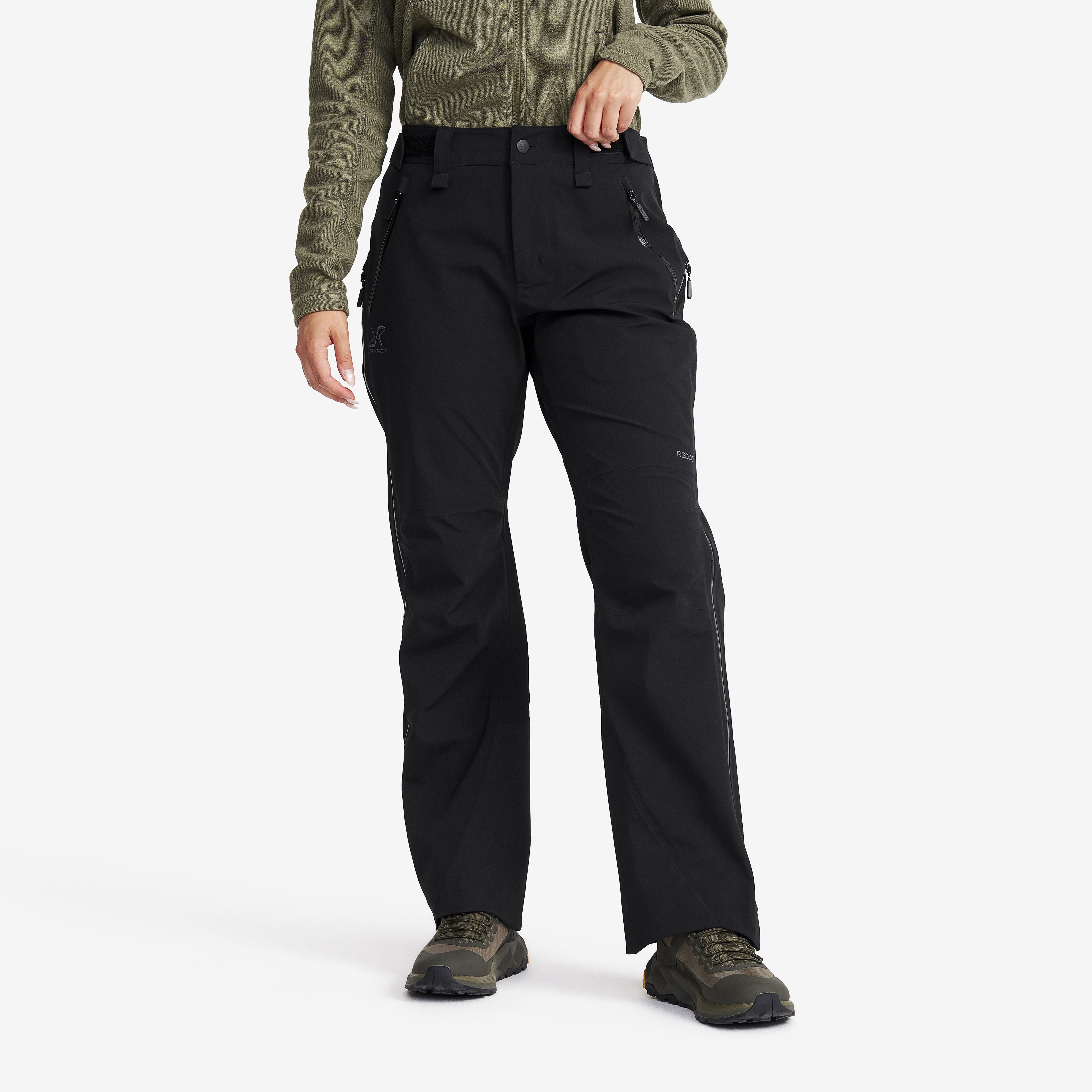 Cyclone Zip-up 3L Pants Black Dam