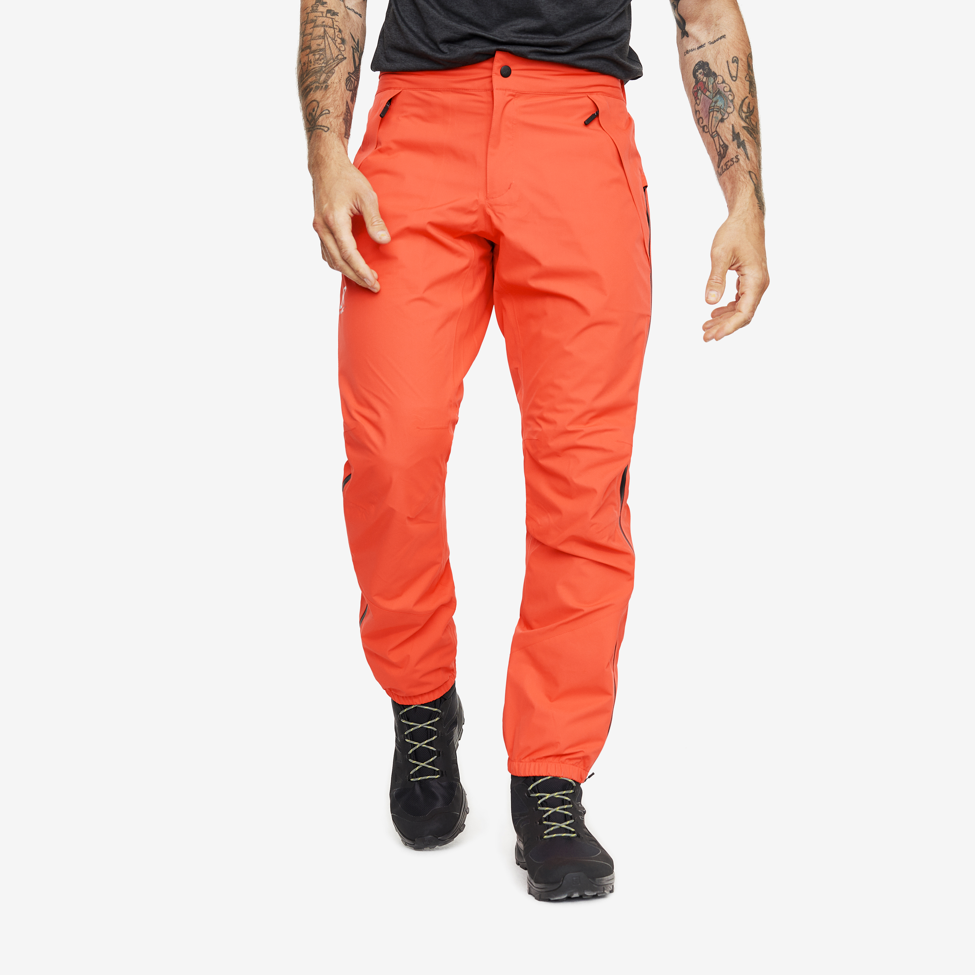 Pantaloni impermeabili Typhoon da uomo in arancia