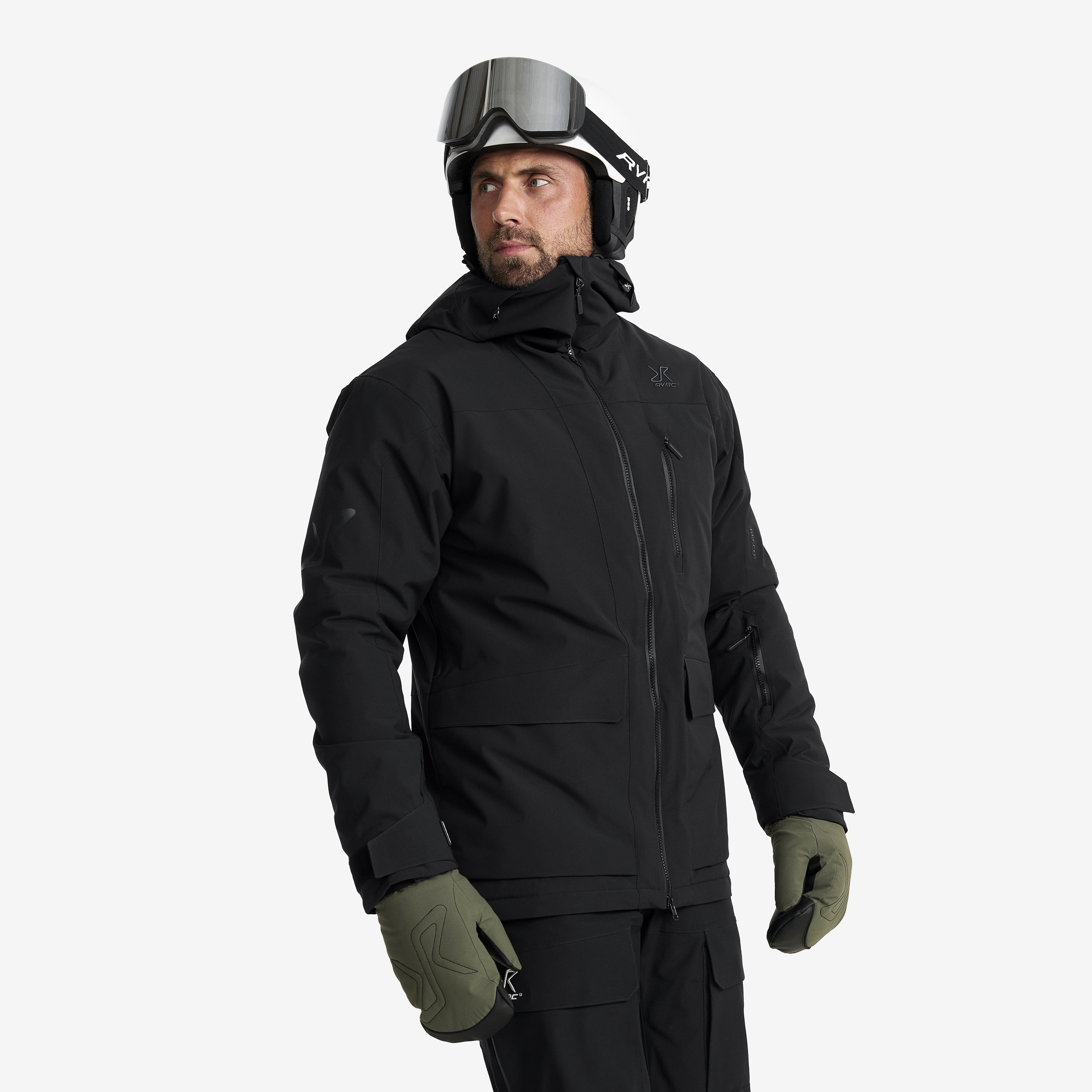 Halo 2L Insulated Ski Jacket Black Herre, 