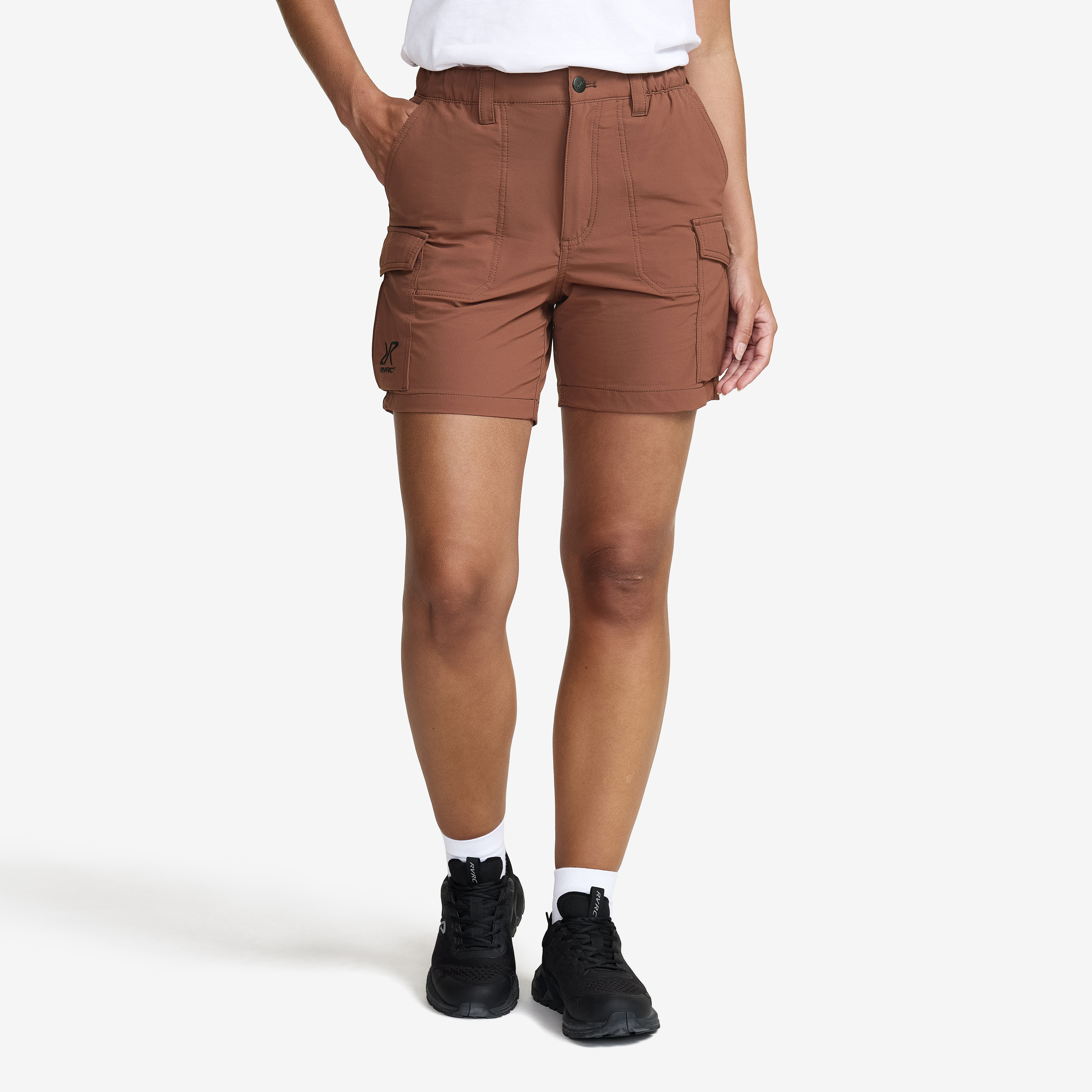 Adventure Cargo Stretch Shorts Pink Mahogany Dam,