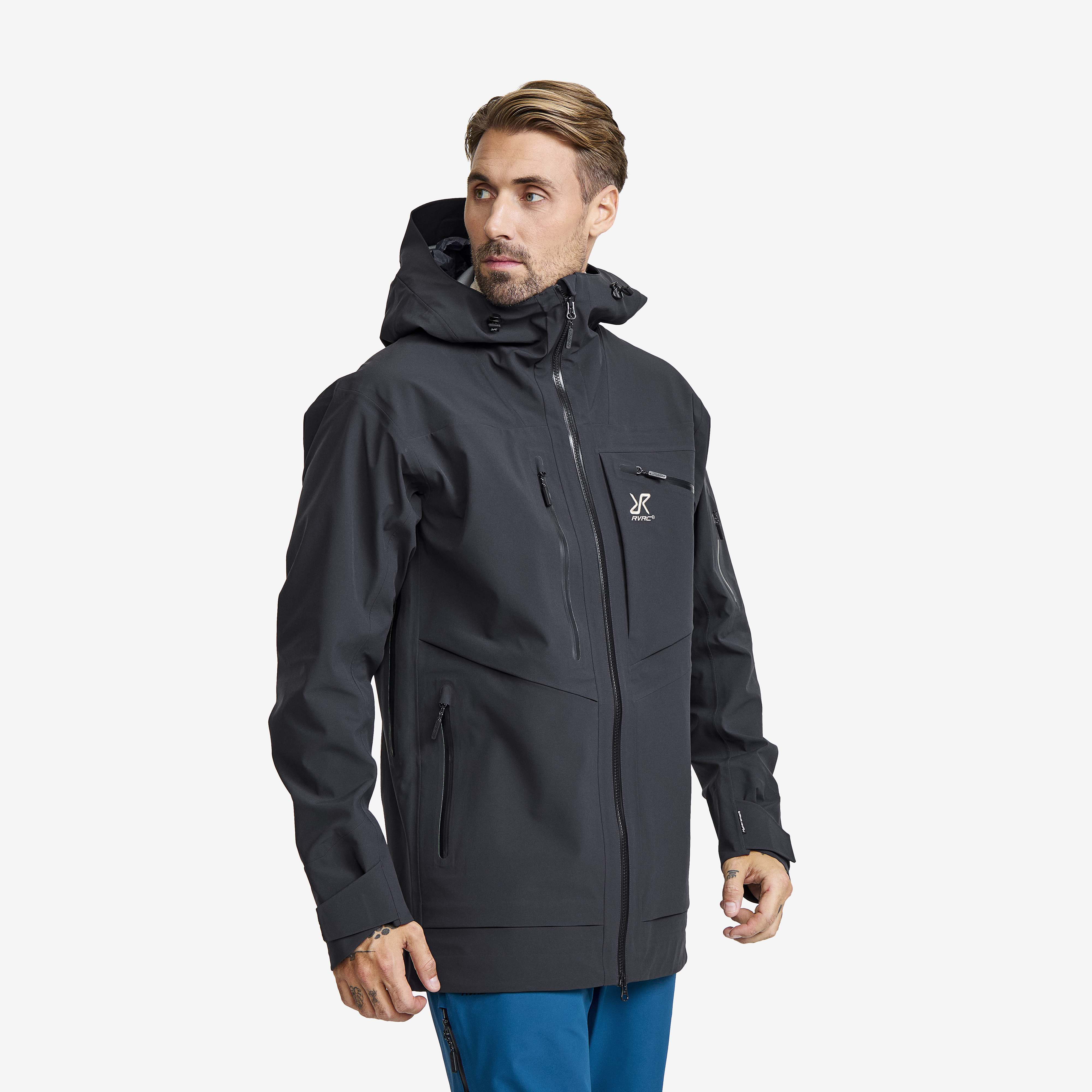 Cyclone Long 3L Jacket Dark Navy Heren,