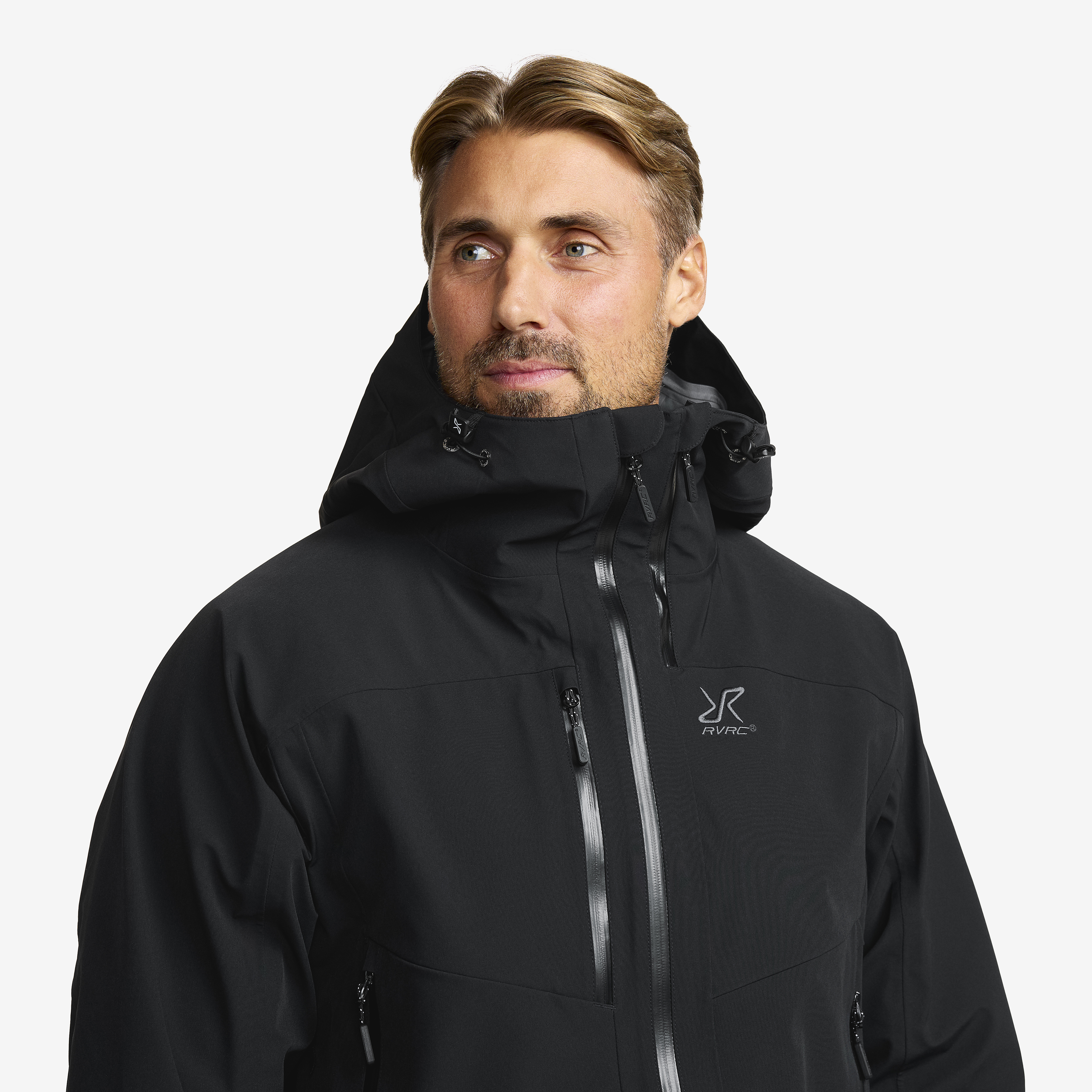 Cyclone 3L Shell Jacket Men Black RevolutionRace