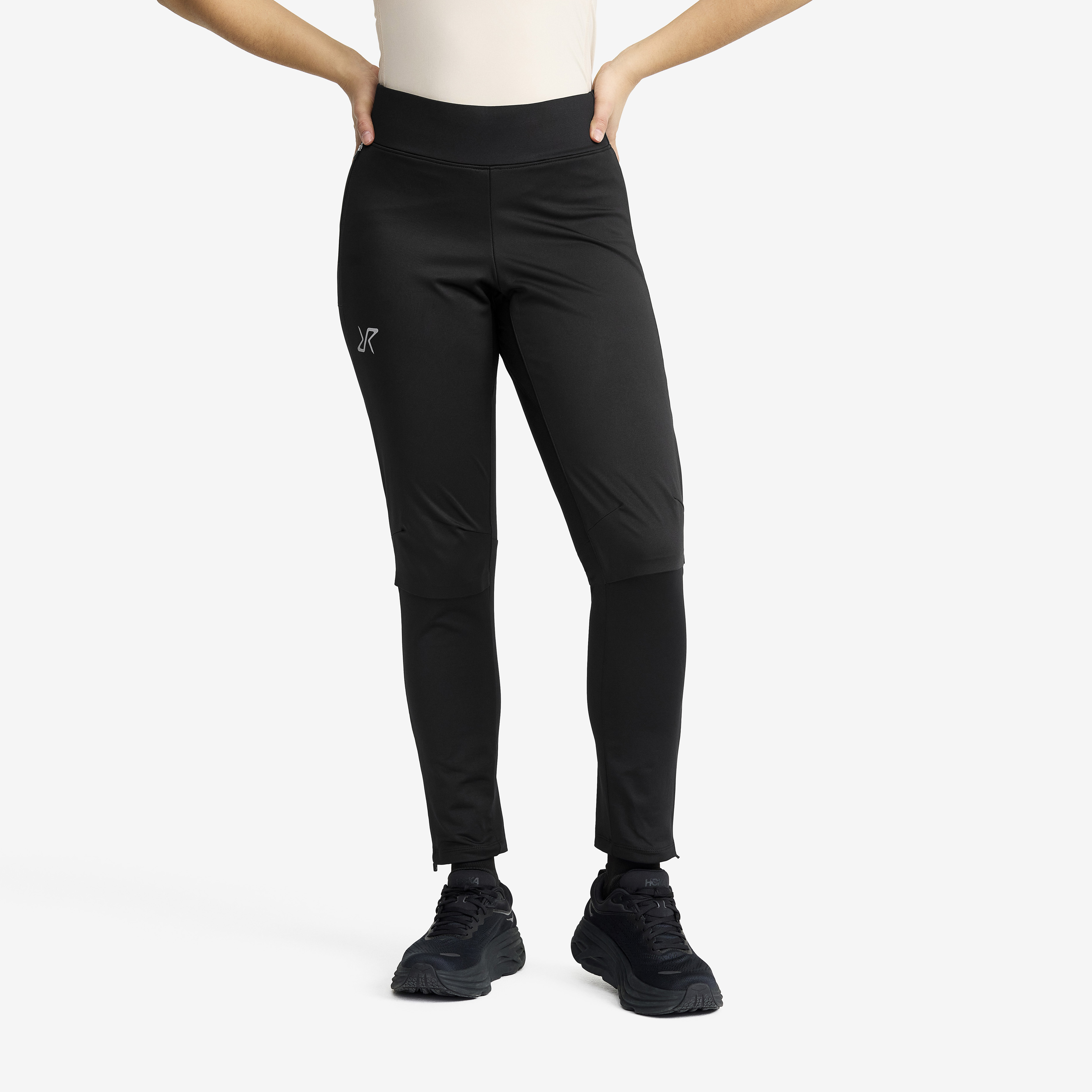 Pace Wind Tights Black Dames