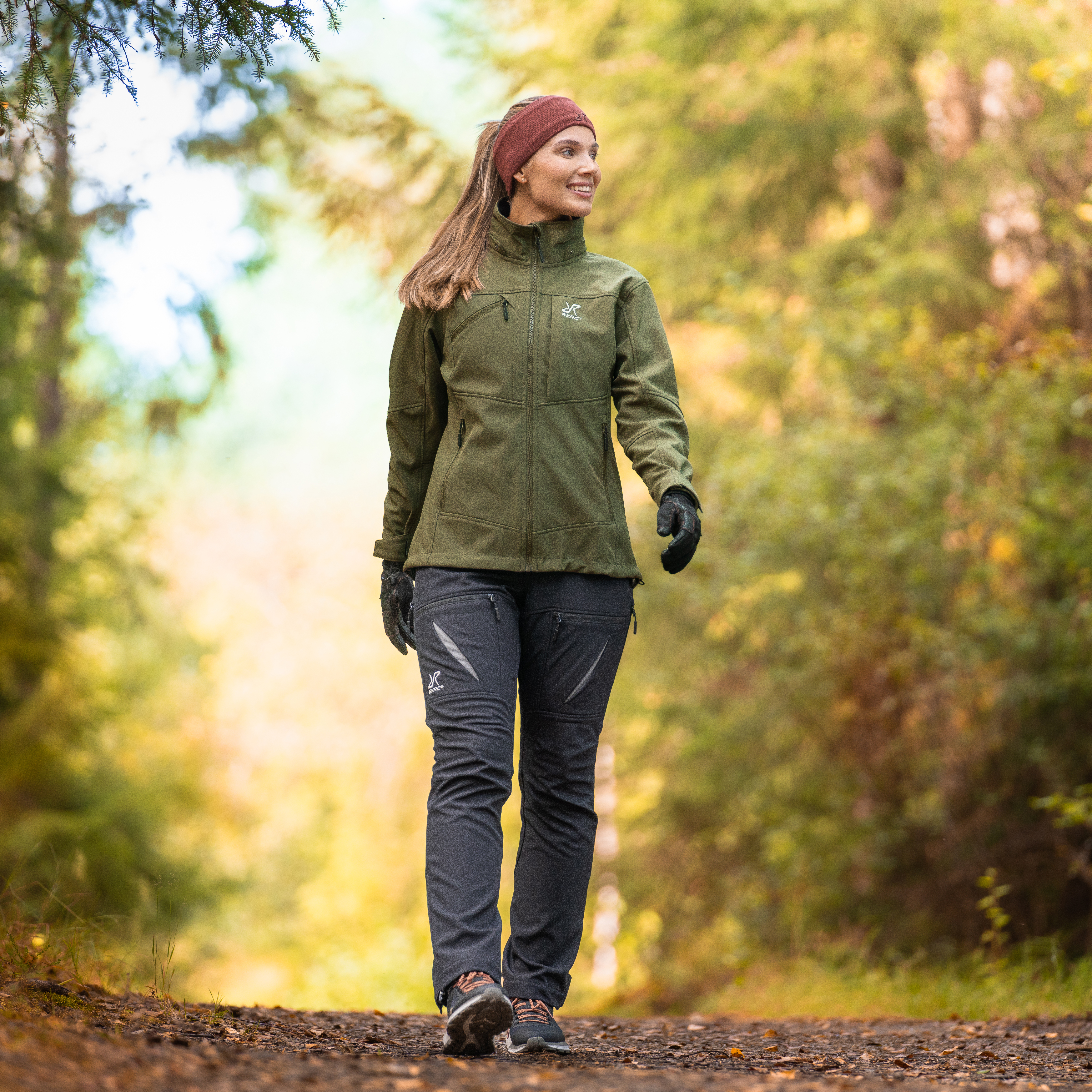 Hiball Softshell Trousers Women Black RevolutionRace