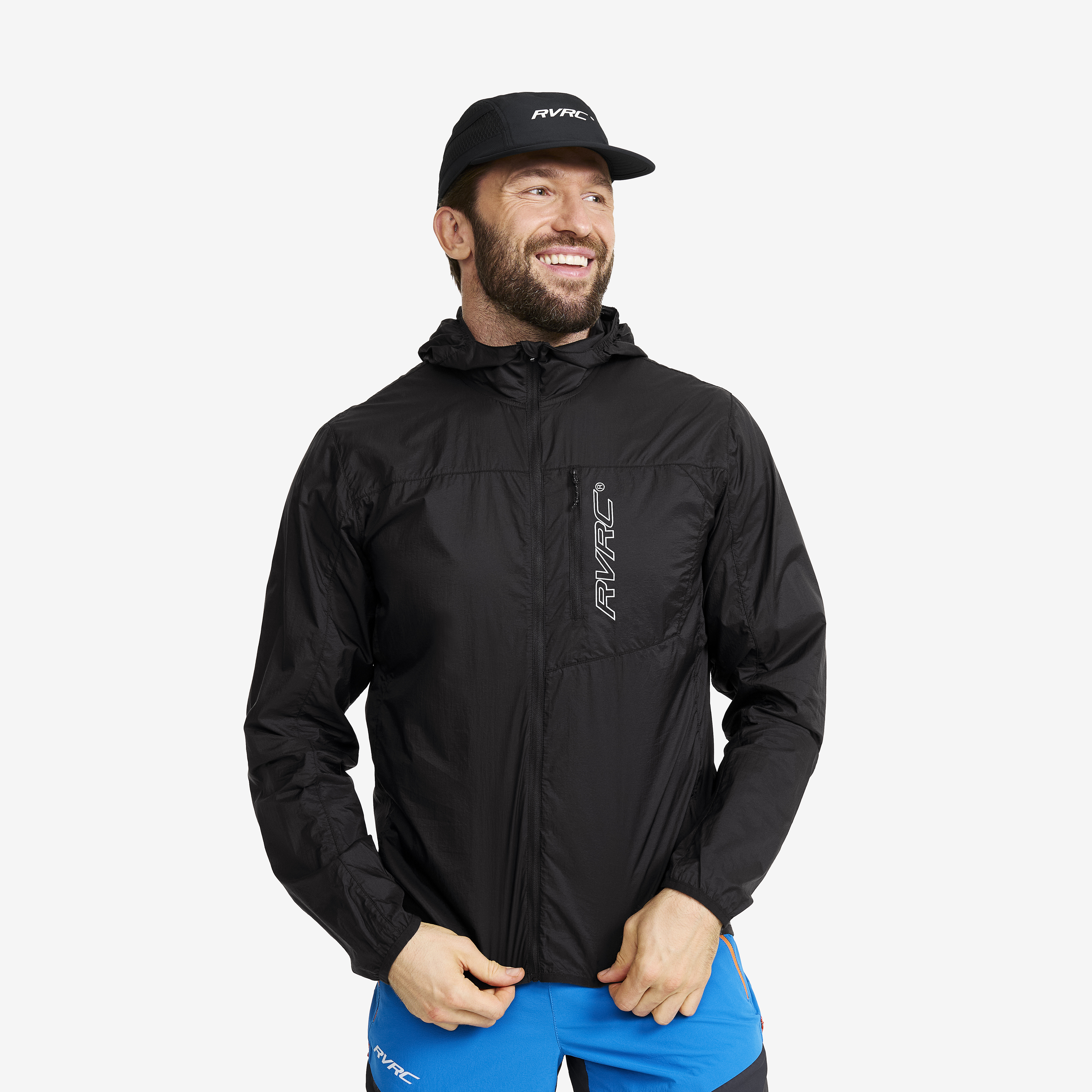 Speed Hooded Windbreaker Black Men,