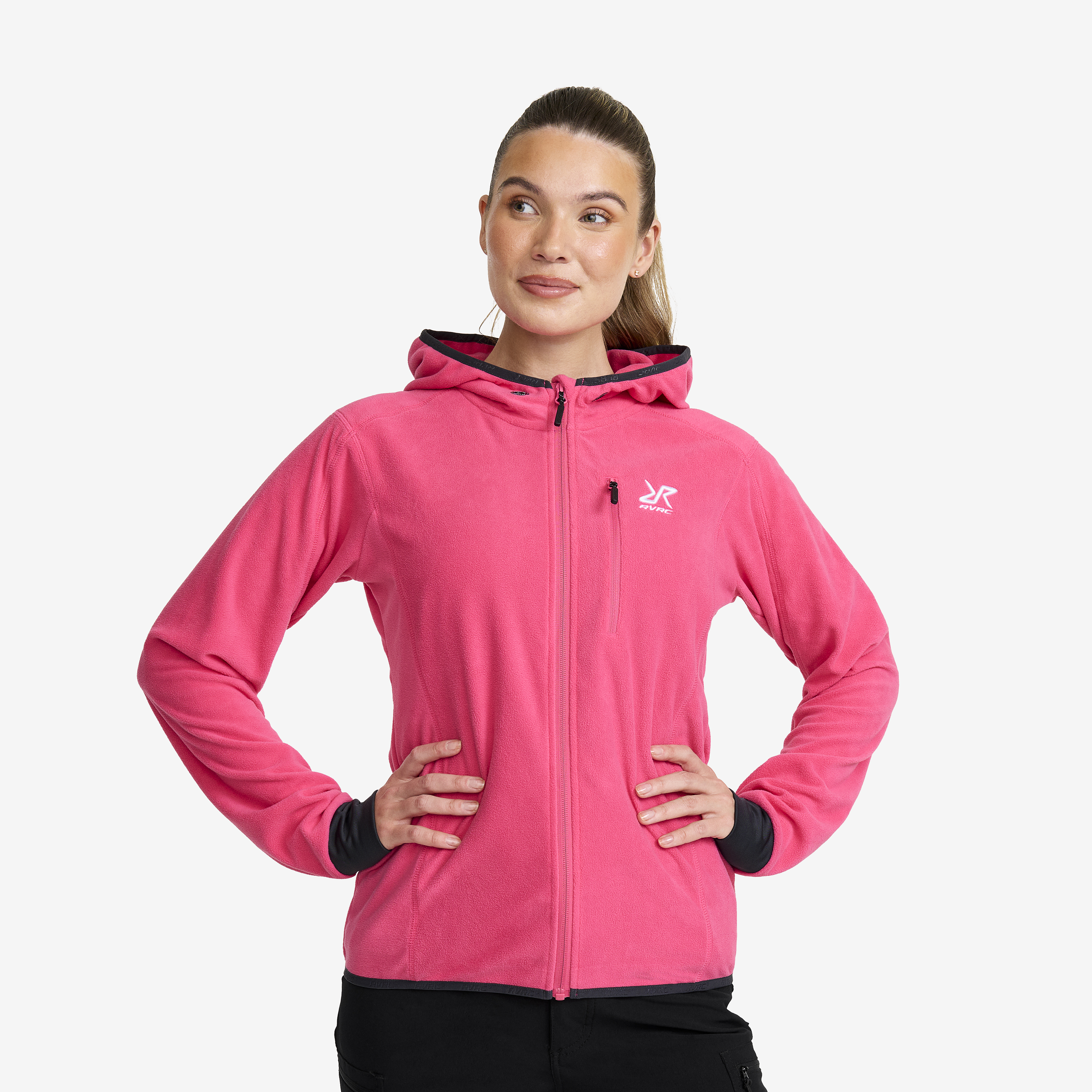 Trekker Hoodie Dame Fandango Pink