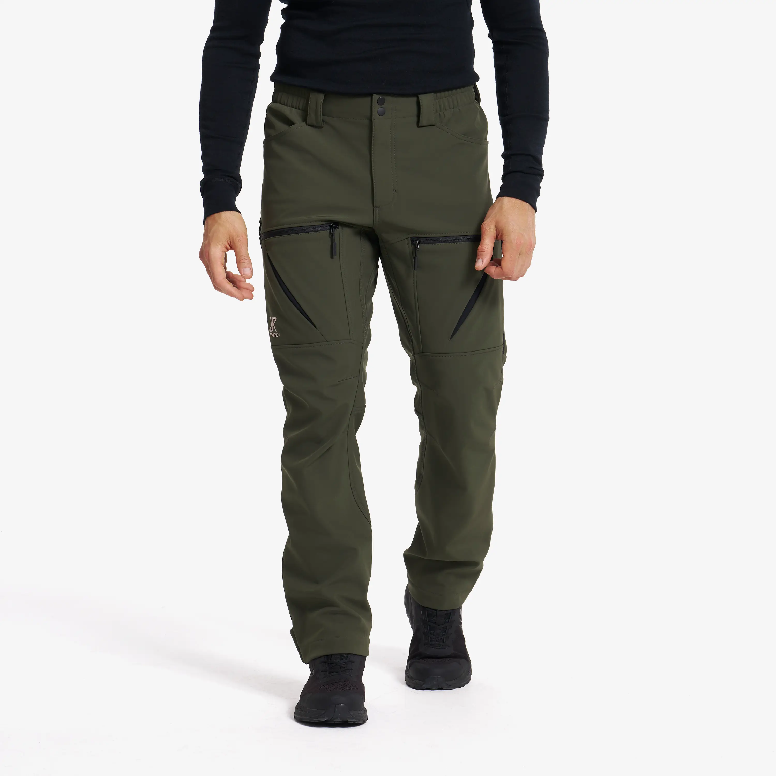 Hiball Softshell Pants Herre Forest Night, Størrelse:2XL - Bukser > Softshellbukser