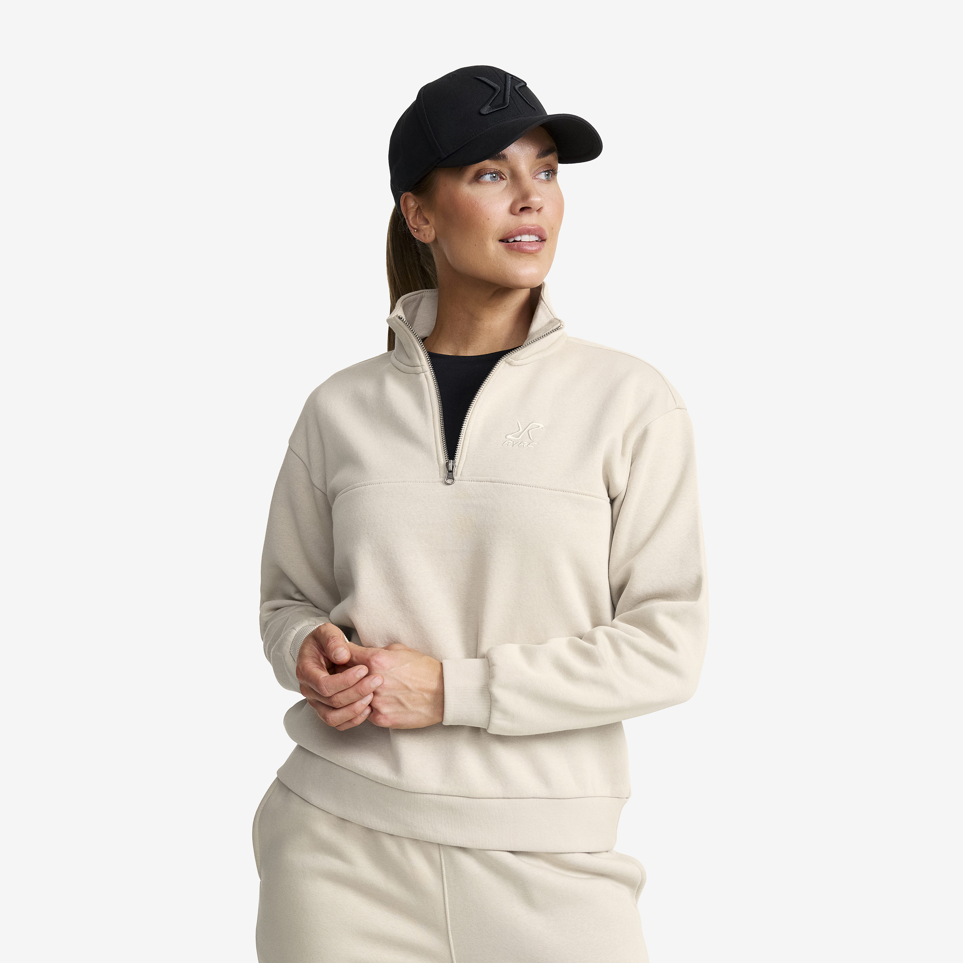 RVRC Half-zip Sweater Dam Peyote, :3XL