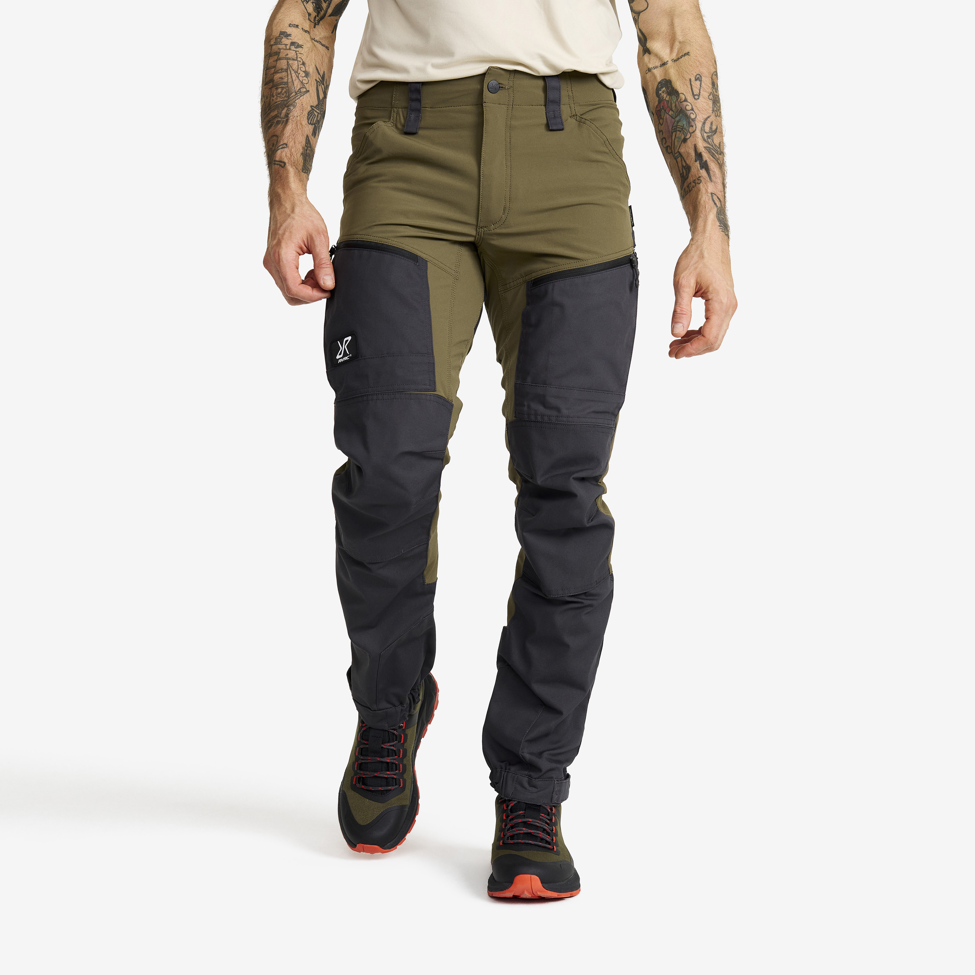RVRC GP Pro turistické kalhoty pro muže v zelené barvě