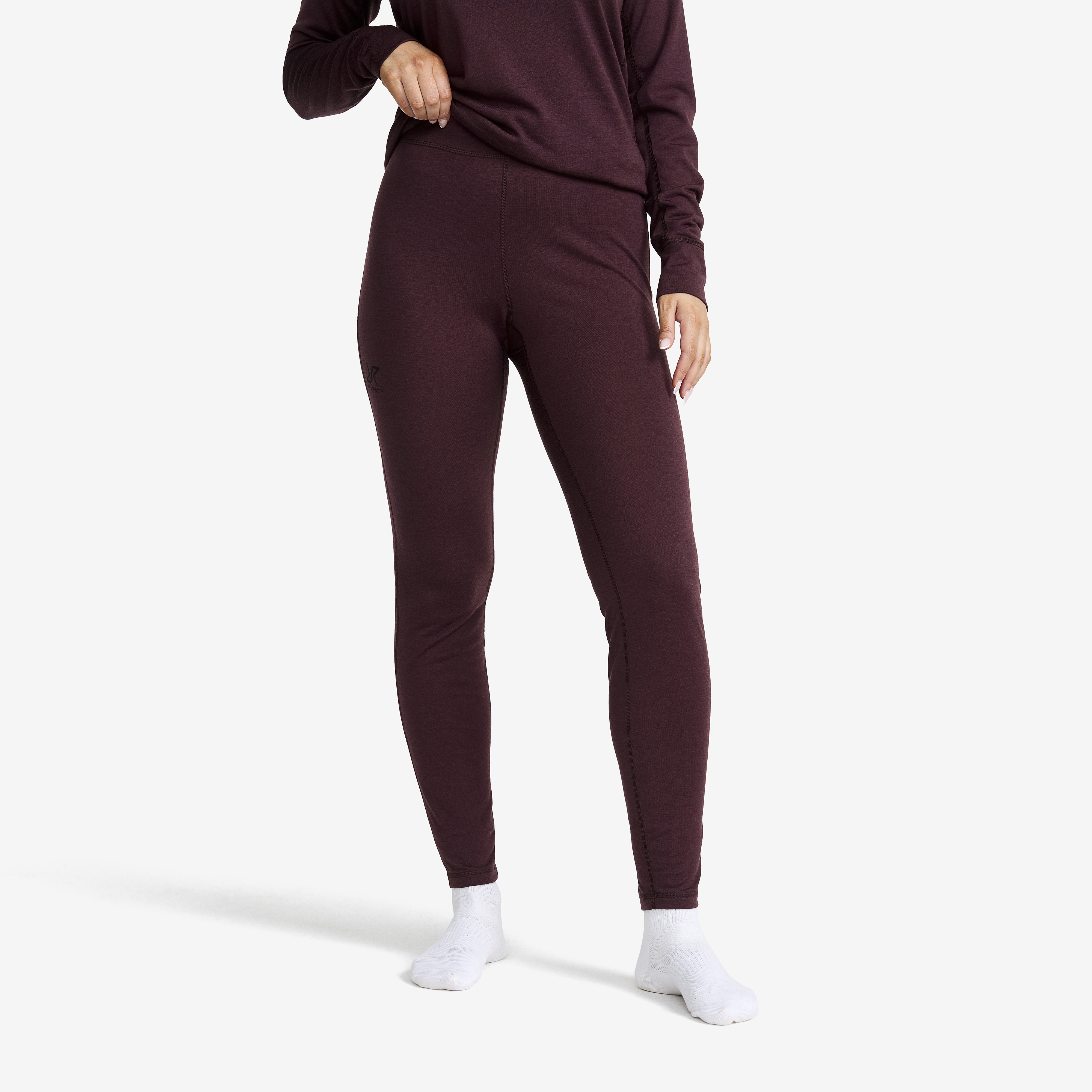 Route Merino Light Base Layer Pants Dam Winetasting, :3XL