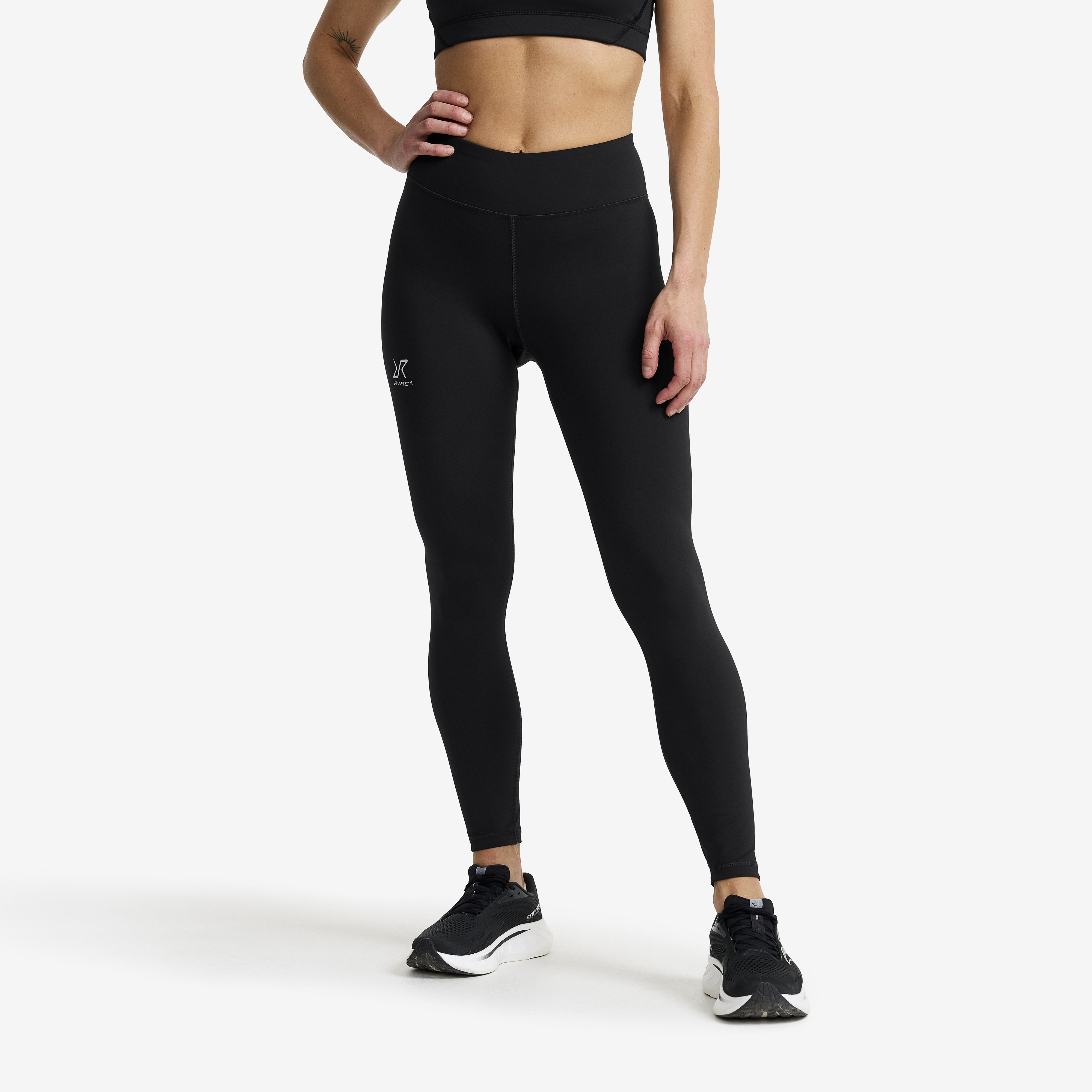 Flow High-waisted Leggings Black Damen,