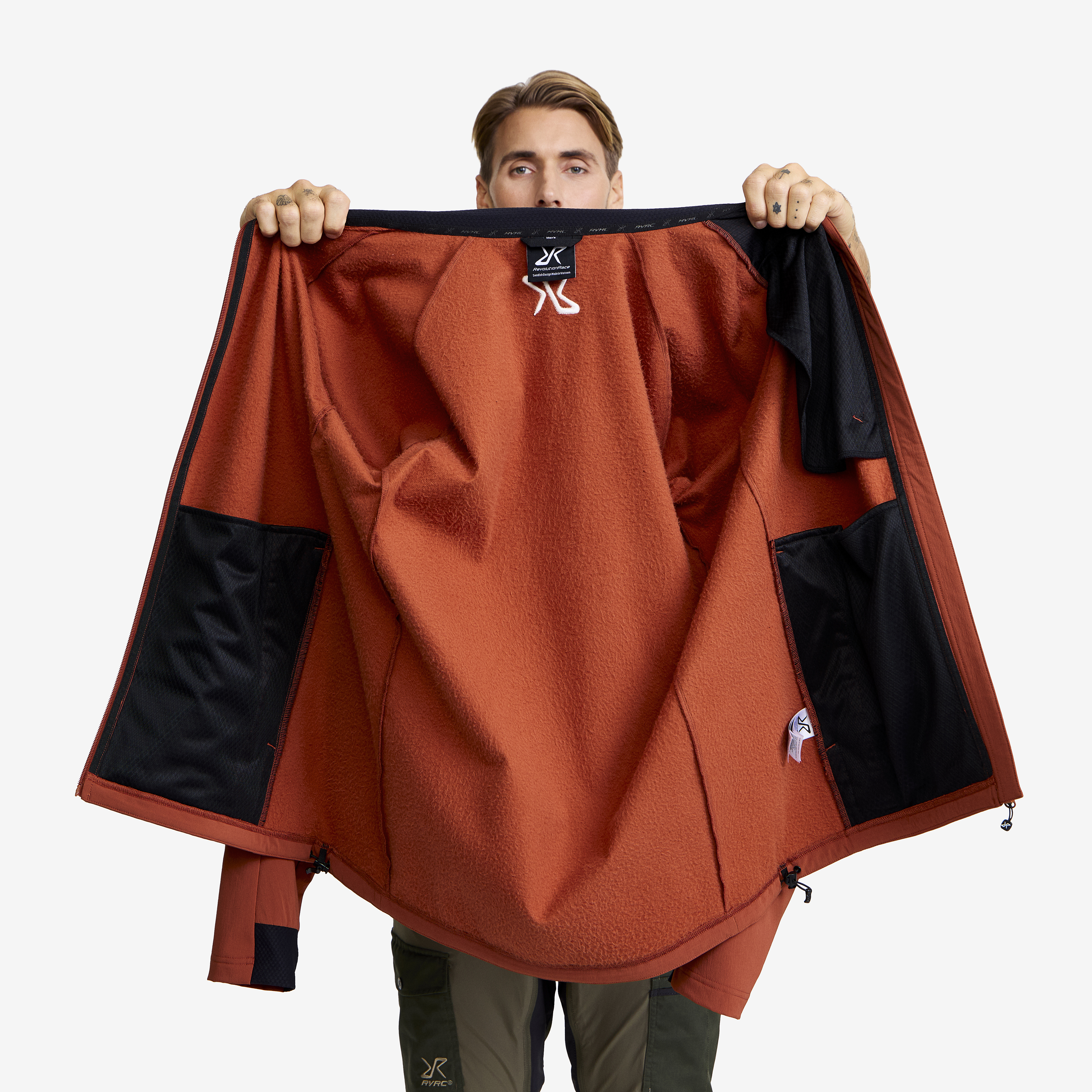 Exciter Stretch Jacket Rusty Orange Homme, 