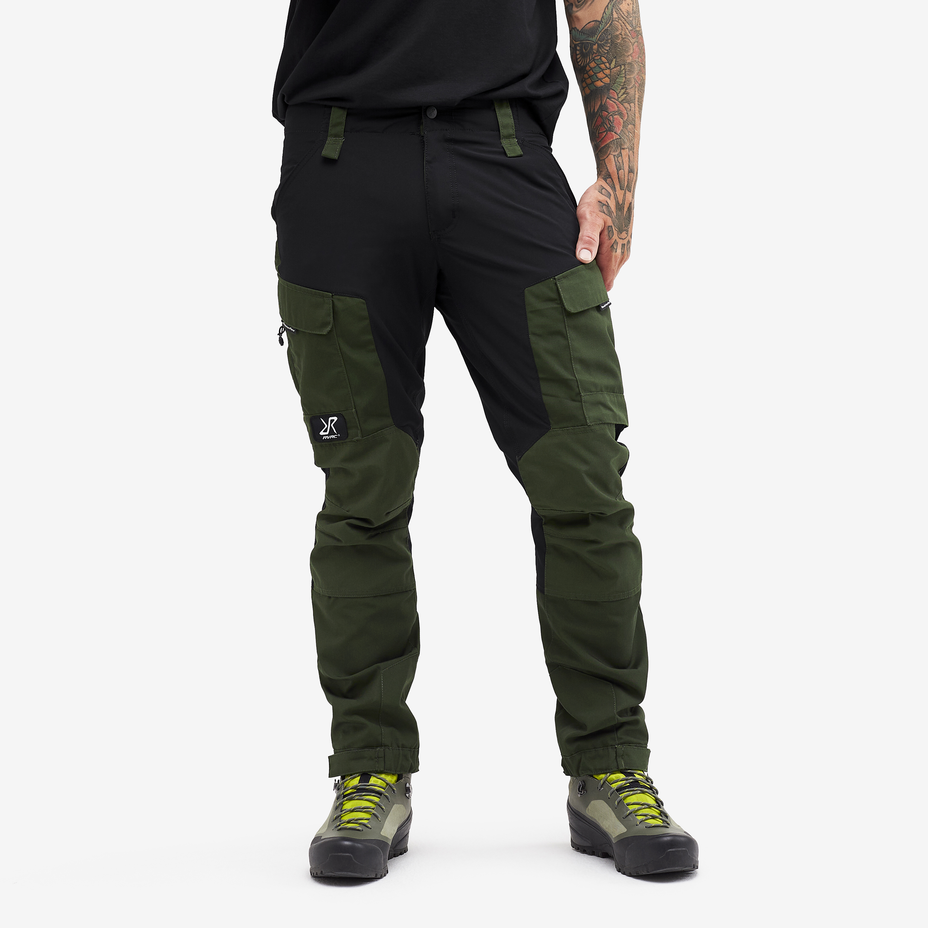 RVRC GP Short walking trousers for men in green