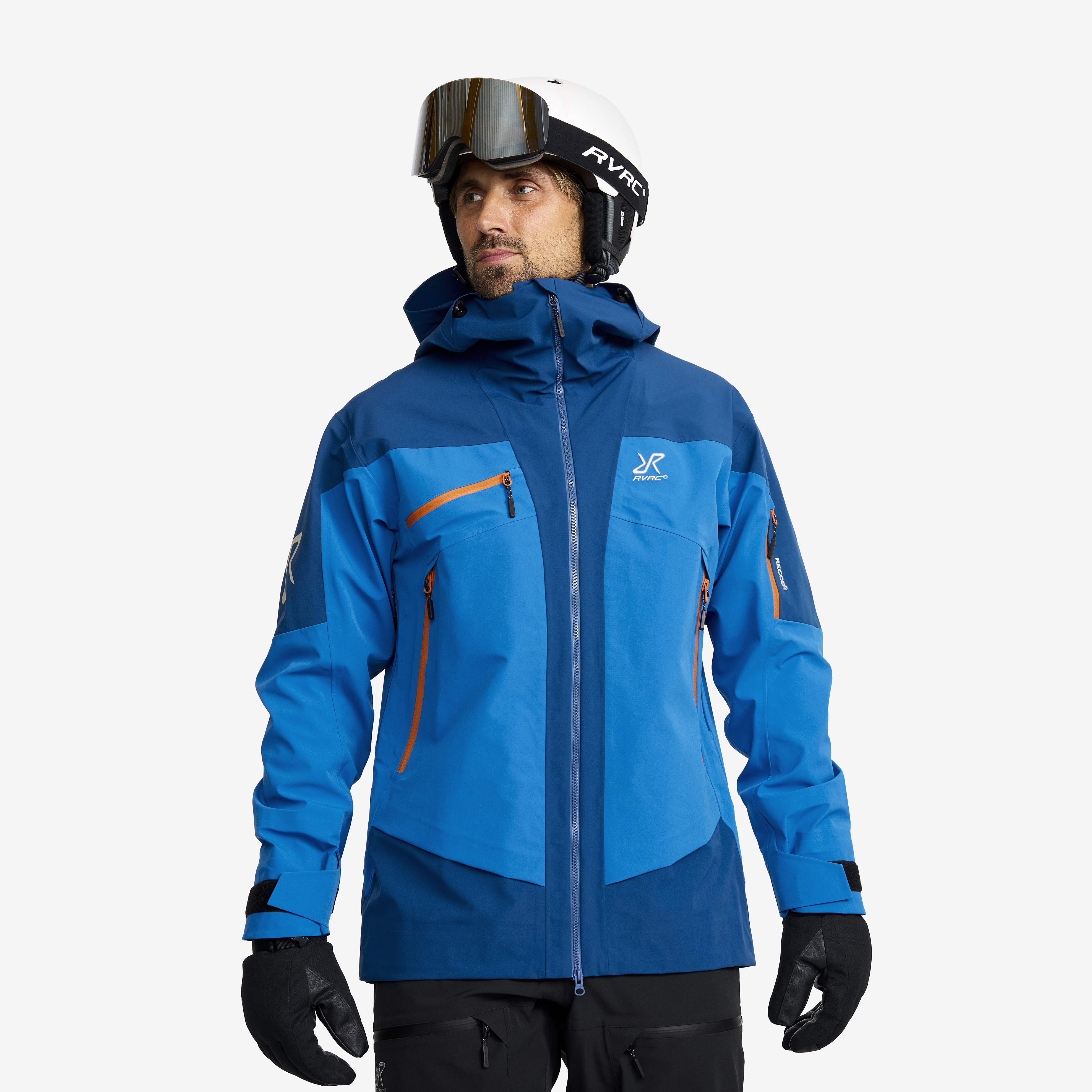 Atlas 3L Ski Jacket Herr Imperial Blue/Blue Opal, Storlek:XS