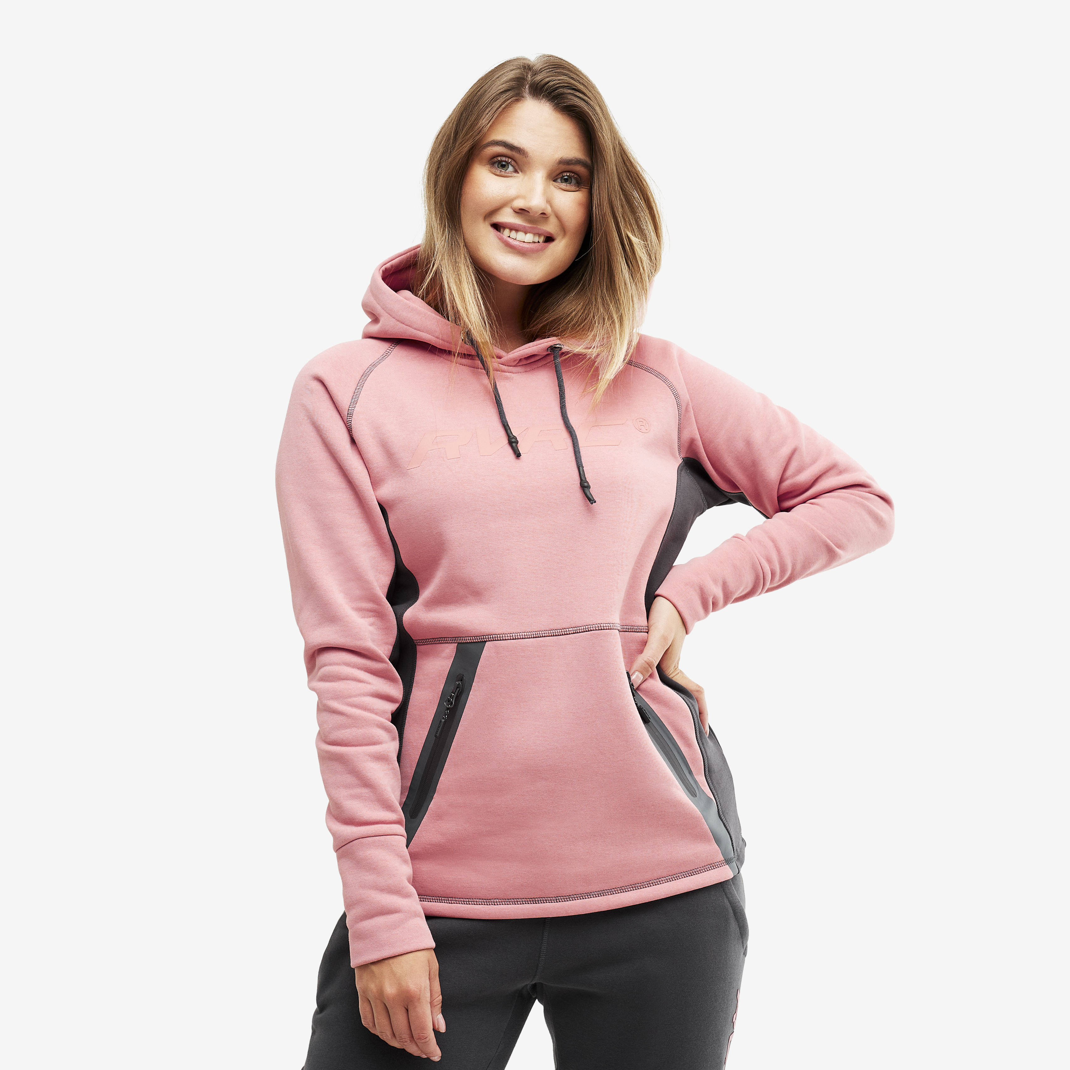 Elements Hoodie Dusty Pink Donna