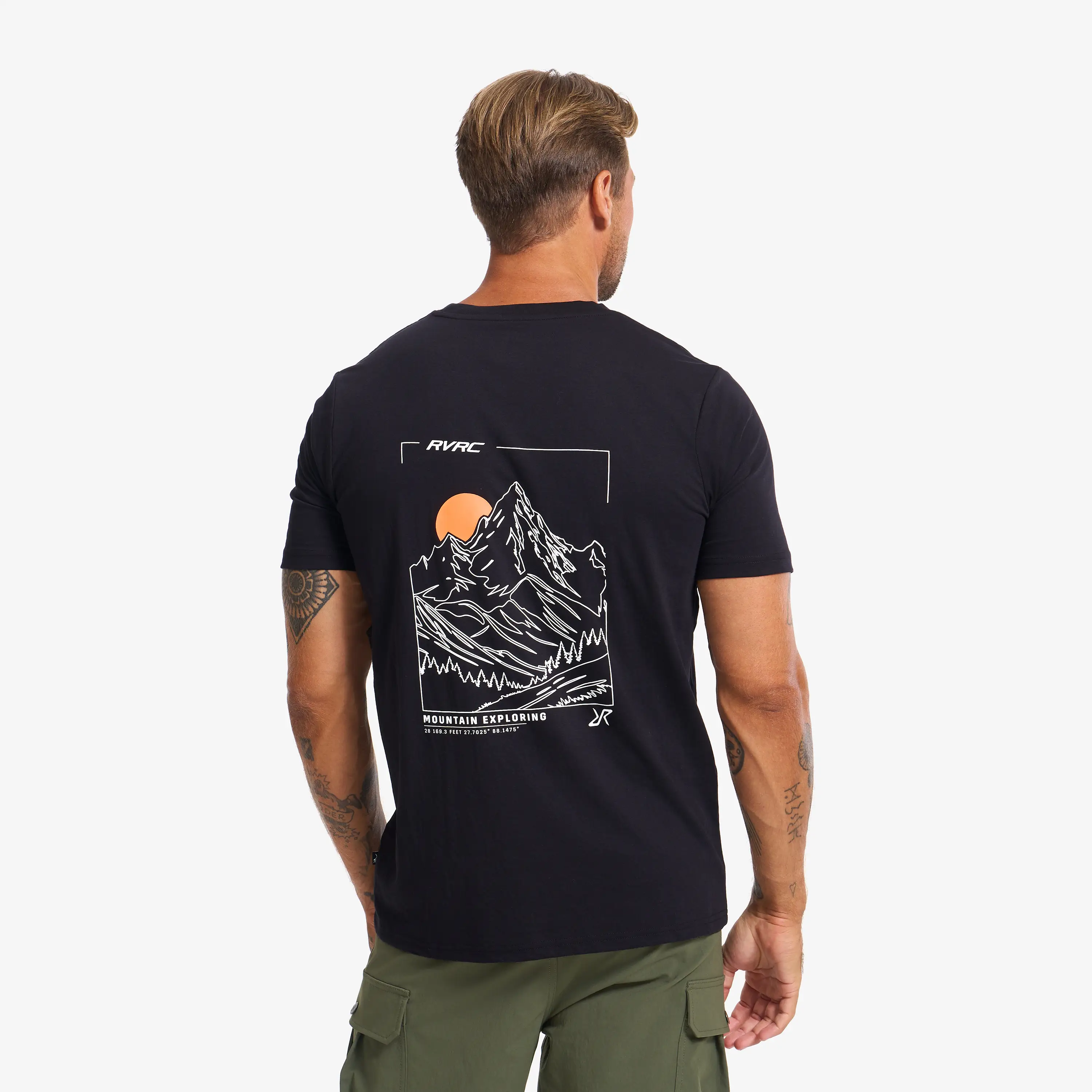 Easy Graphic T-shirt Black/White Męskie, 