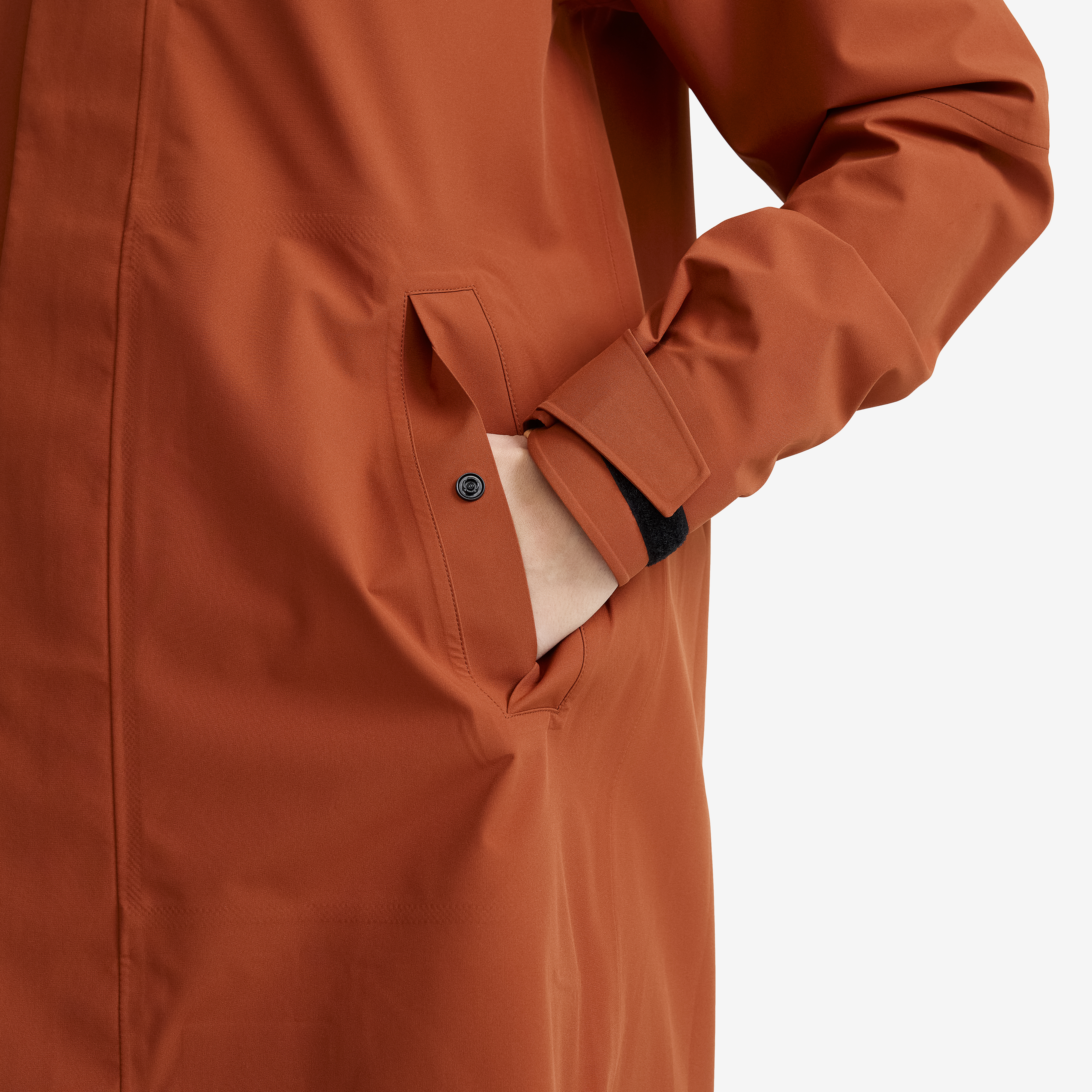 Cloud 3L Long Shell Parka Women Rusty Orange | RevolutionRace