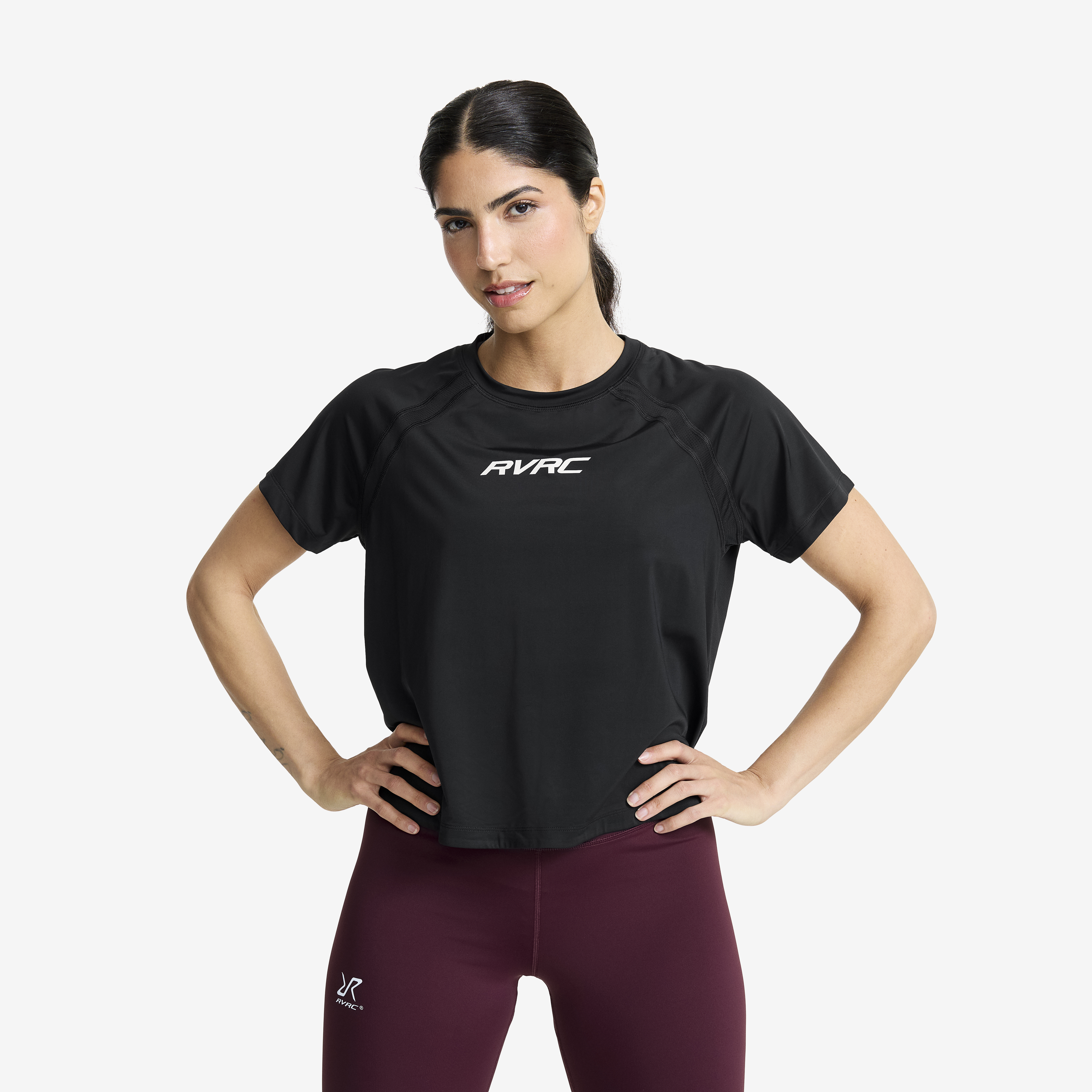 Power Active T-shirt Black Naistele,