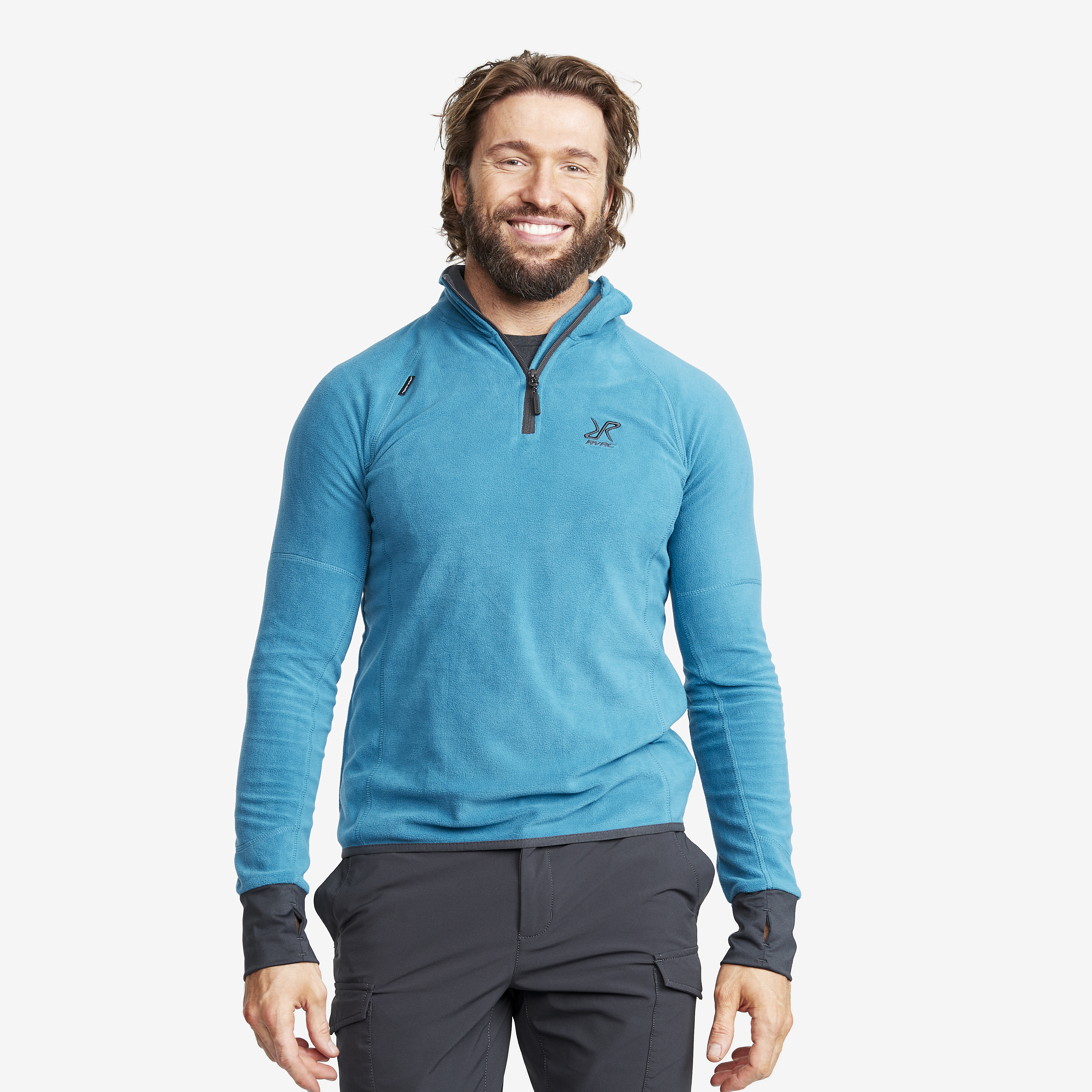 Trekker Fleece – Herr – Saxony Blue Storlek:XL – Herr > Tröjor > Fleece