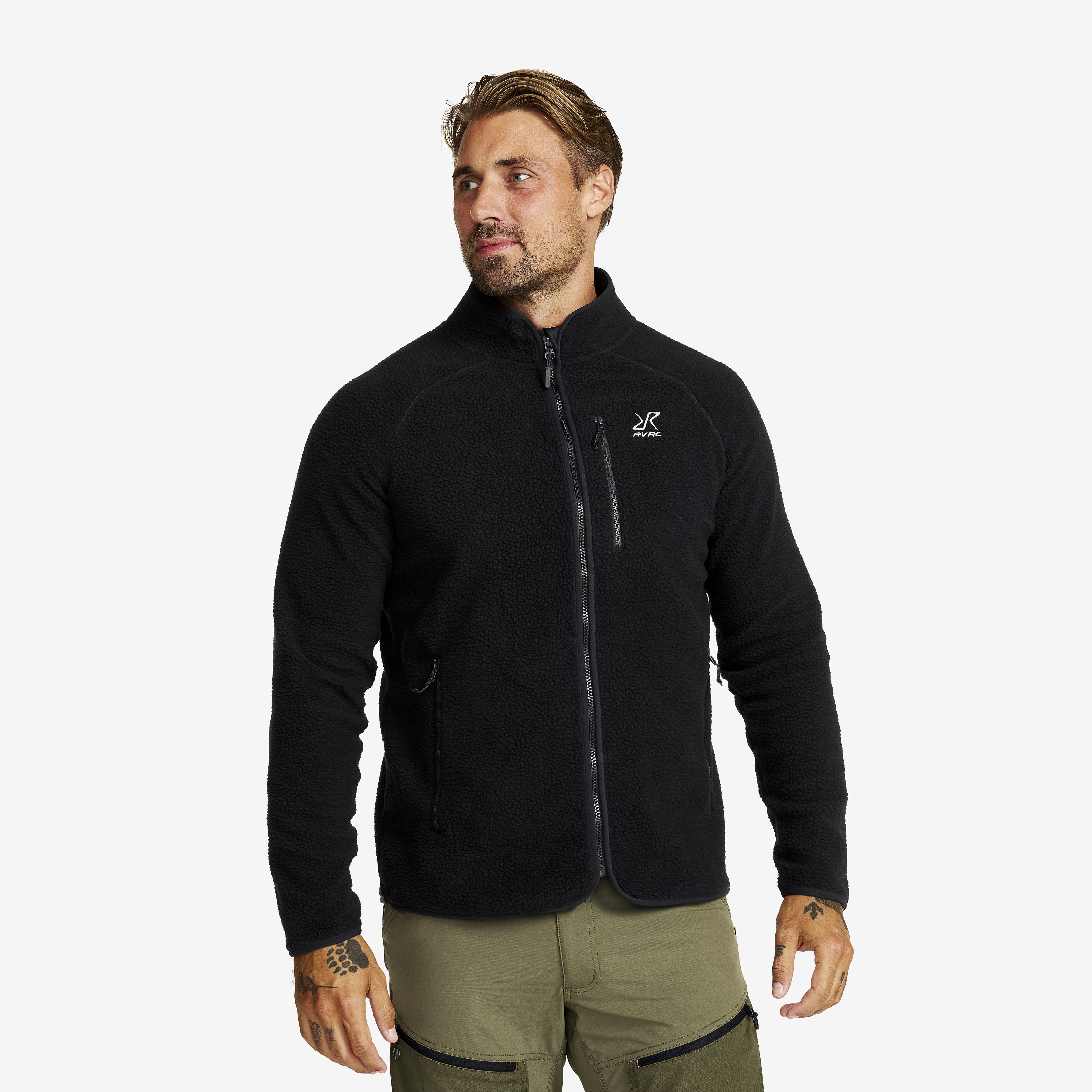 Canyon Full-zip Pile Fleece Herre Black, Størrelse:2XL - Herre > Overdele > Fleece & Midlayers