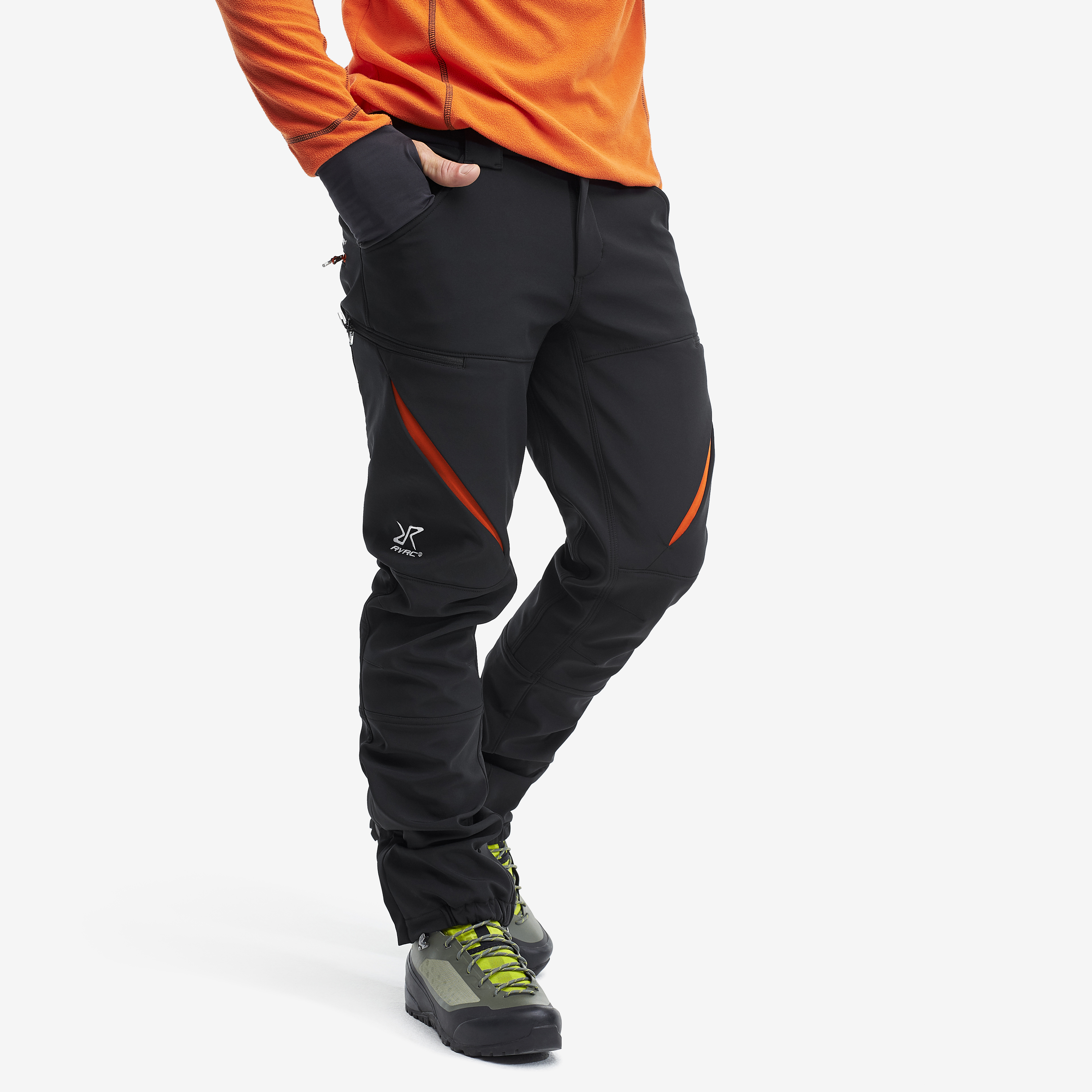 Hiball Pants Black/Orange Męskie,