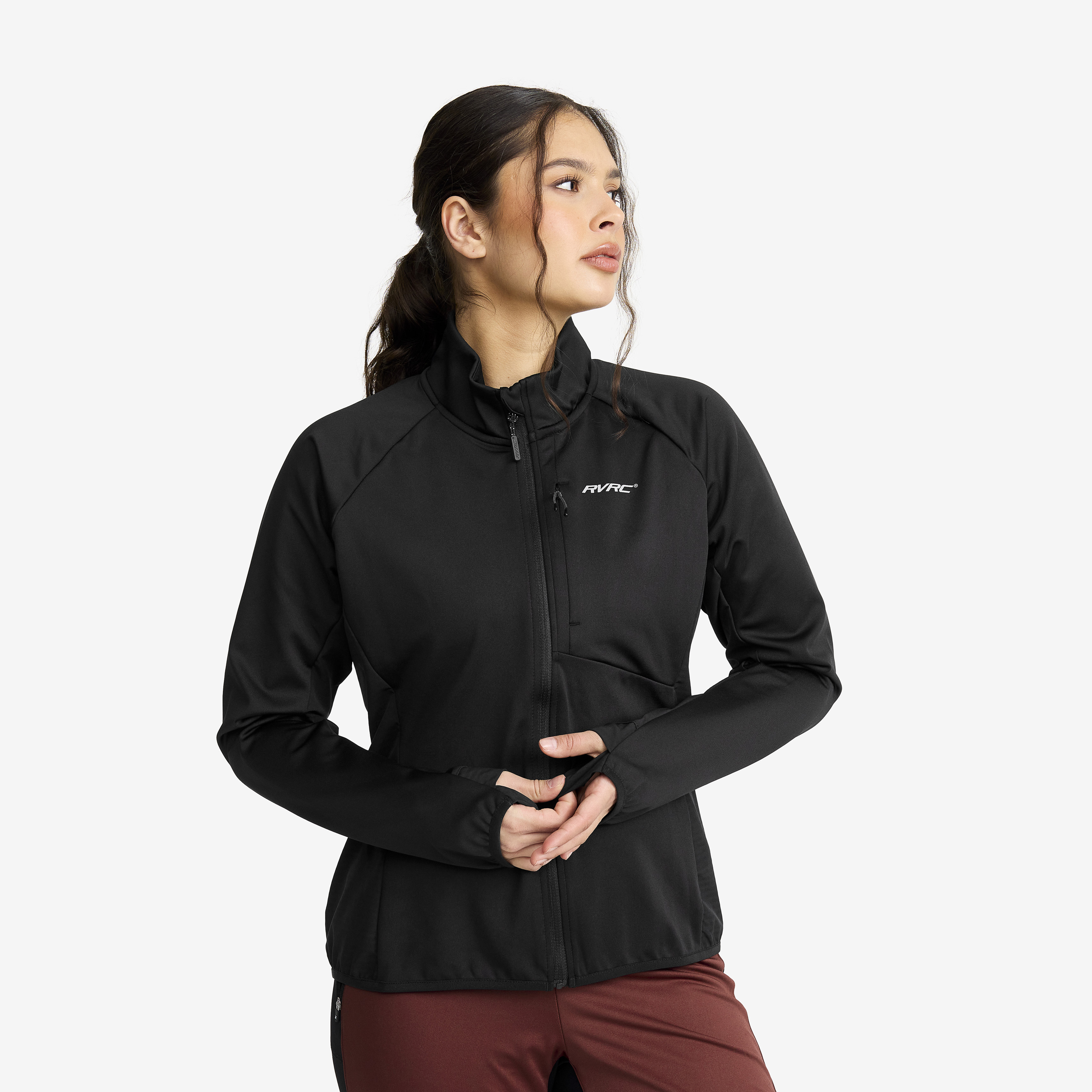 Pace Wind Jacket Black Dam