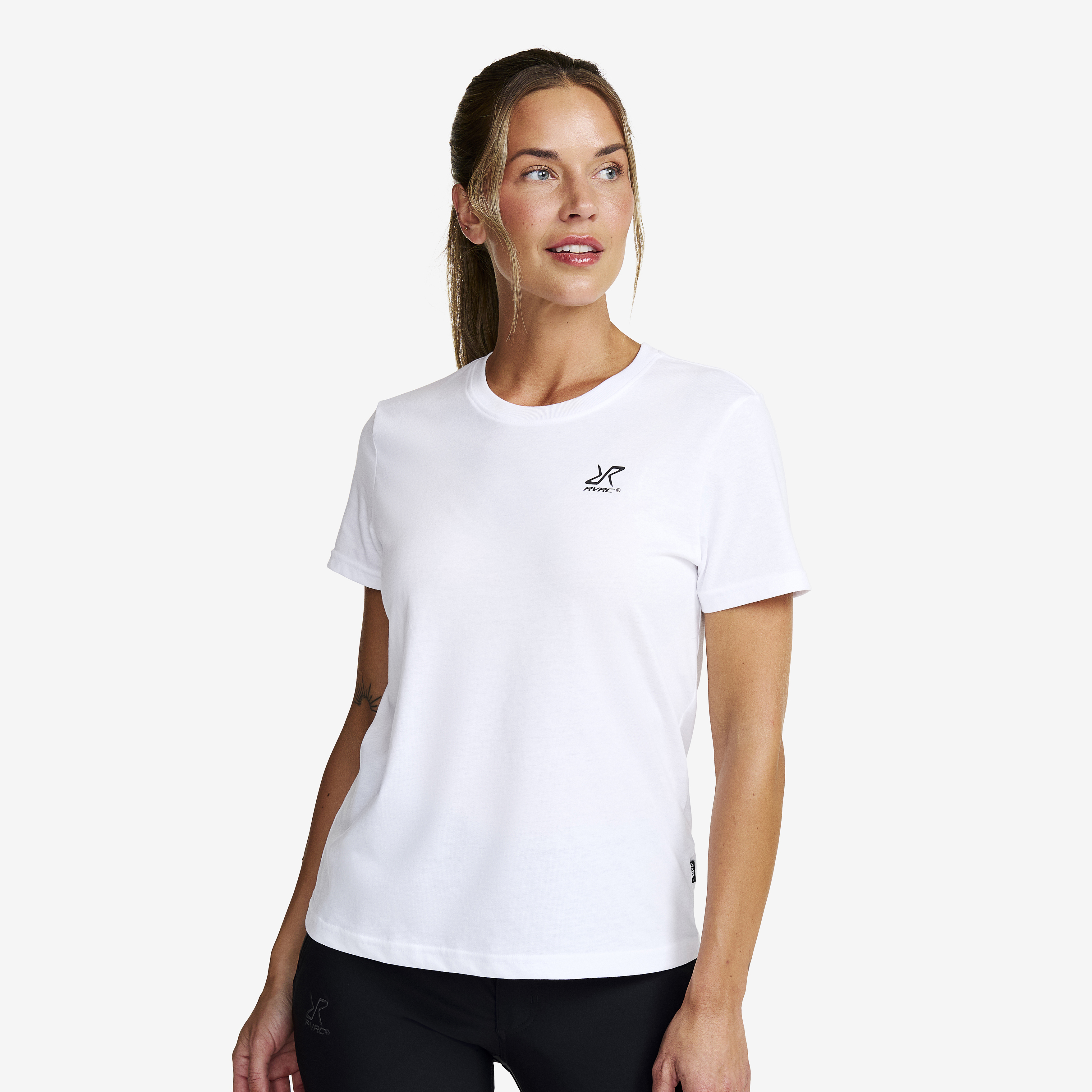 Easy T-shirt White Damskie,