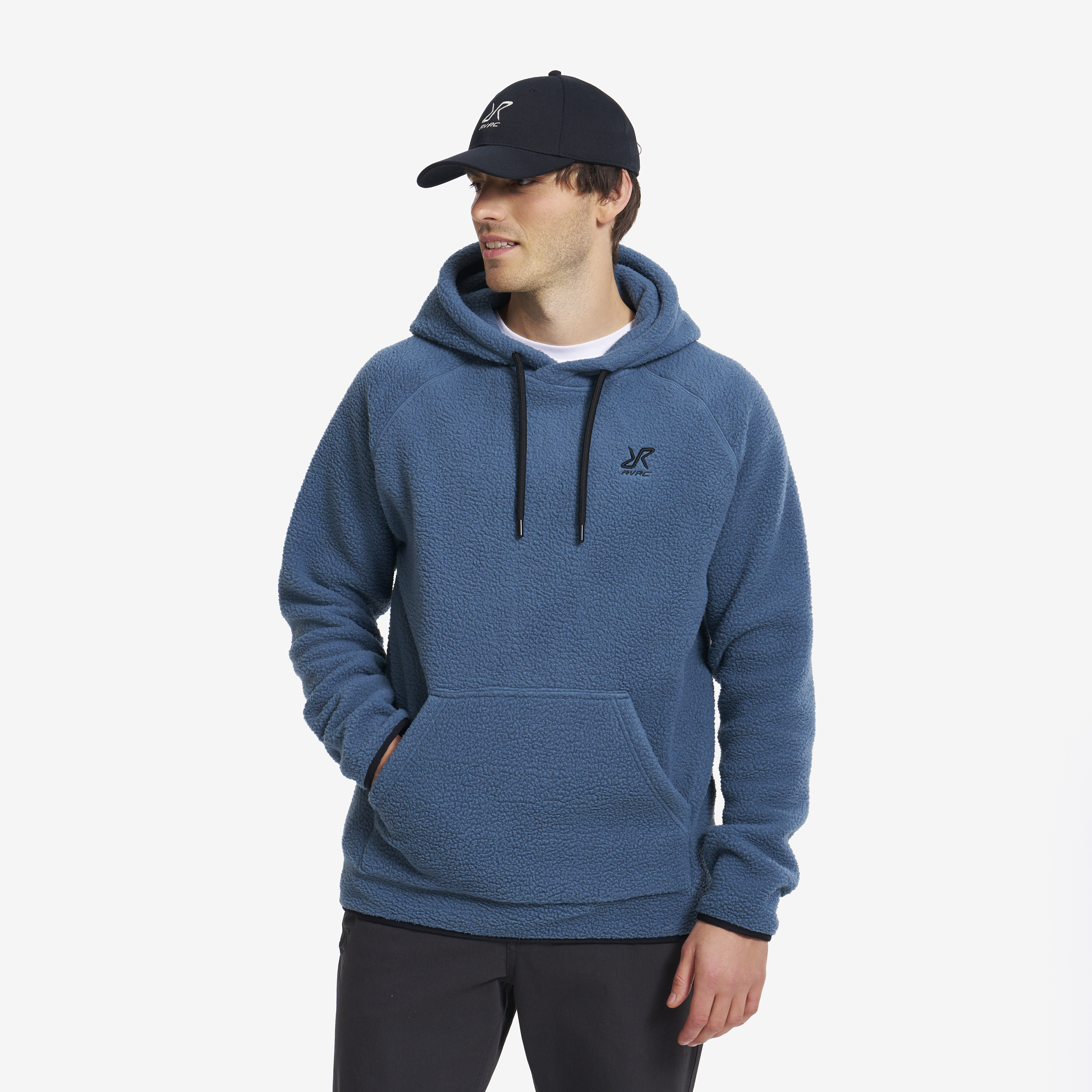 Sherpa Light Hooded Fleece Homme Orion Blue
