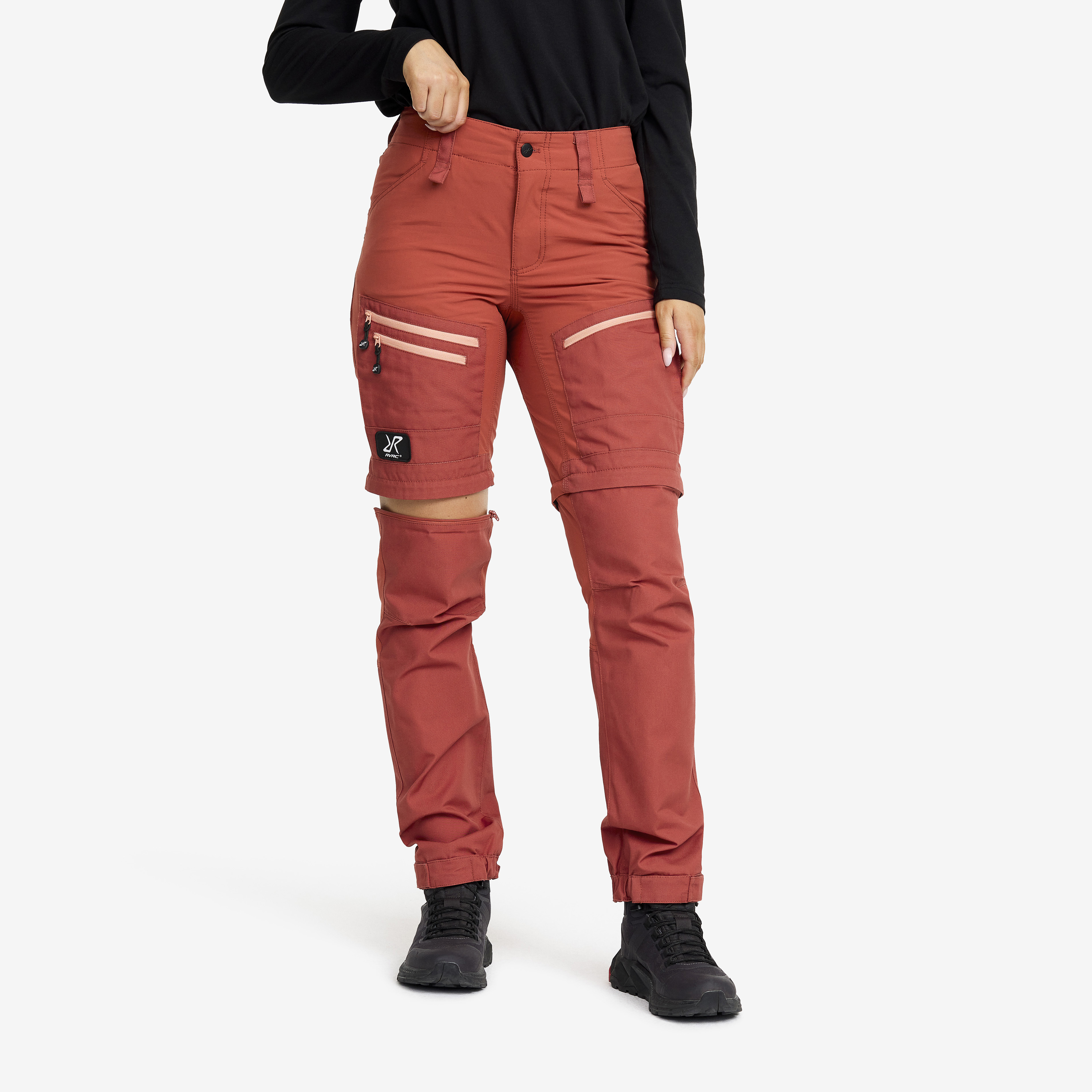 RVRC GP Pro Zip-off Pants Naiset Cinnabar Koko:XL – Zip-off-housut