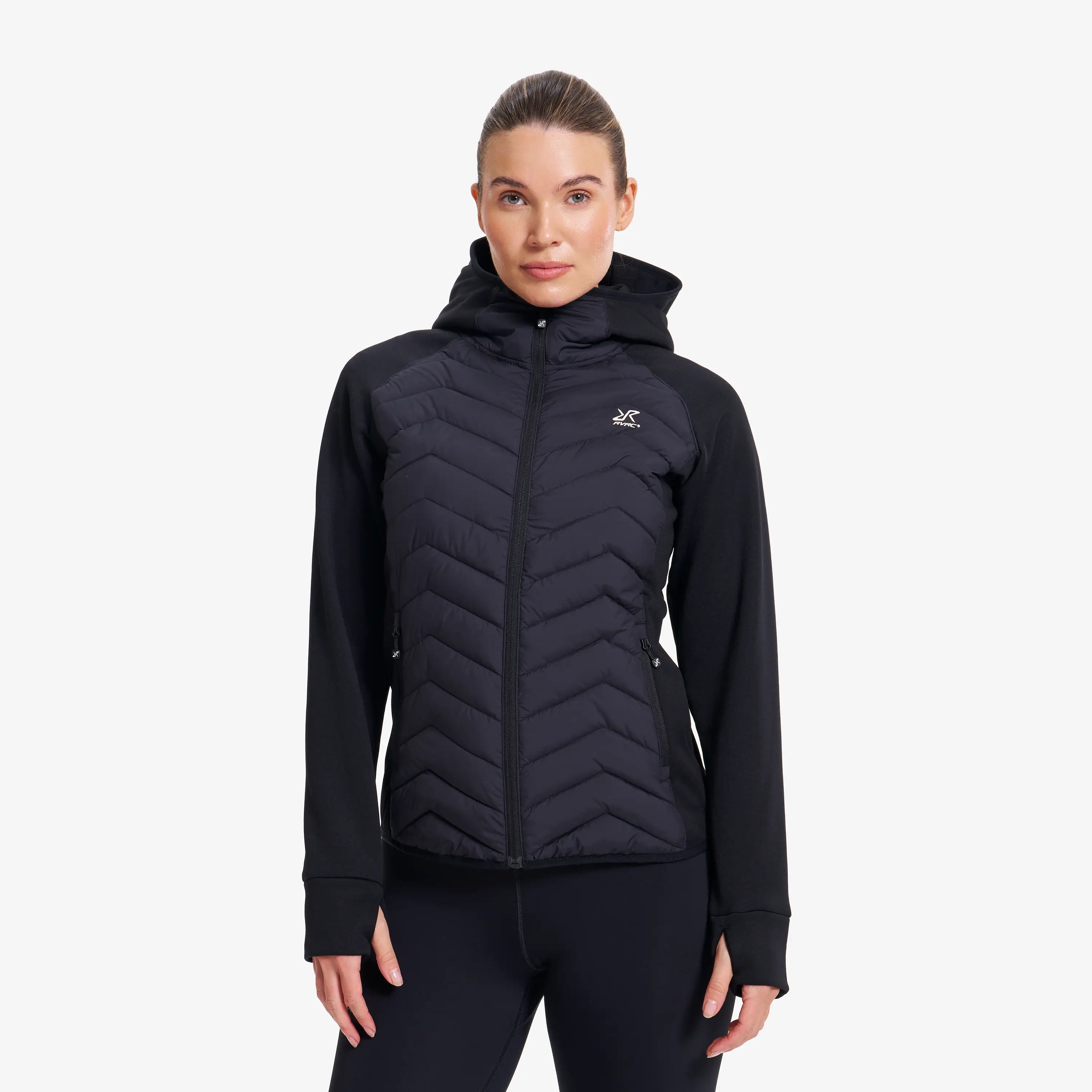 Evolution Hybrid Fleece Jacket Black Damen, 