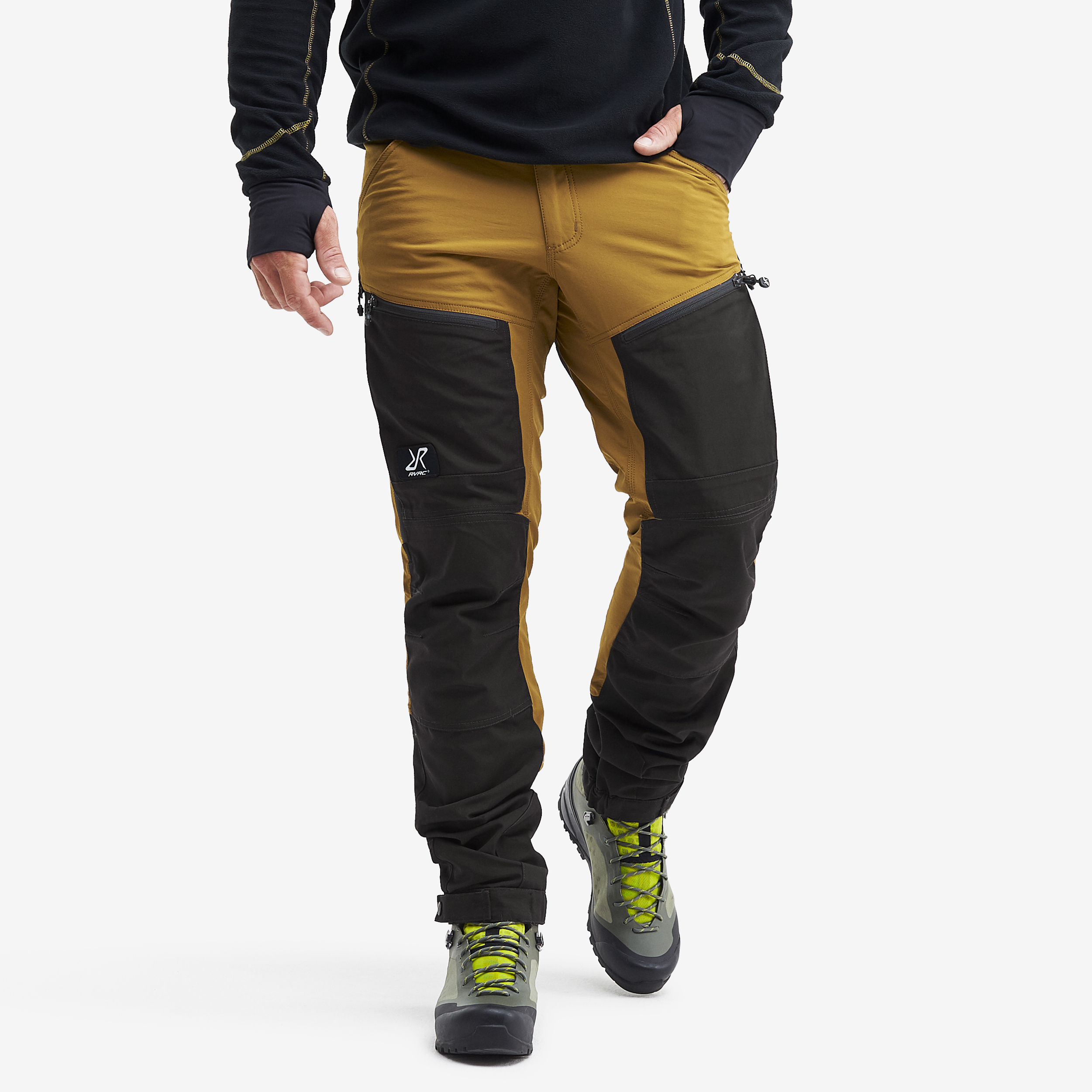 RVRC GP Pro turistické kalhoty pro muže v žluté barvě