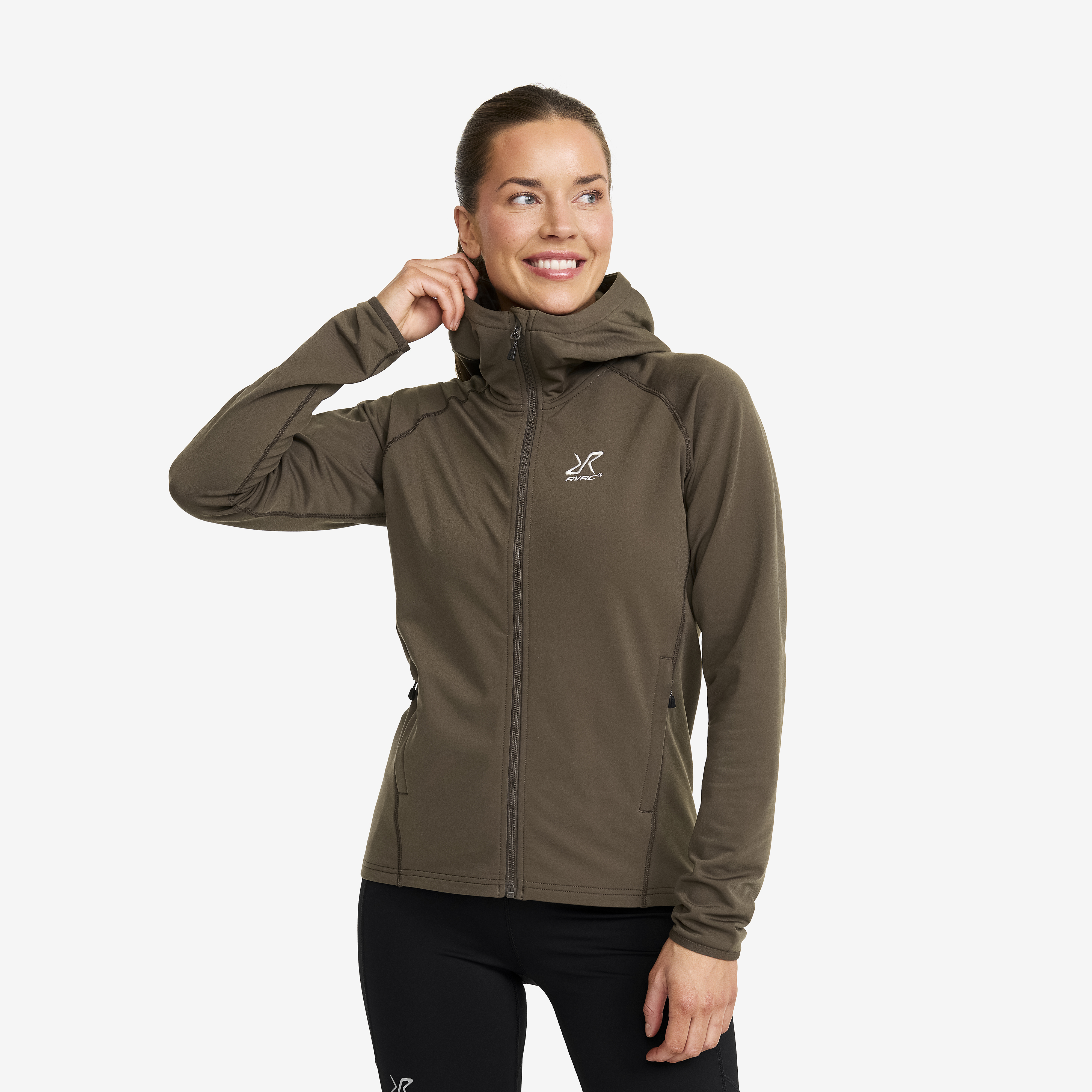RevolutionRace Evolution Light Stretch Fleece Hoodie Dame