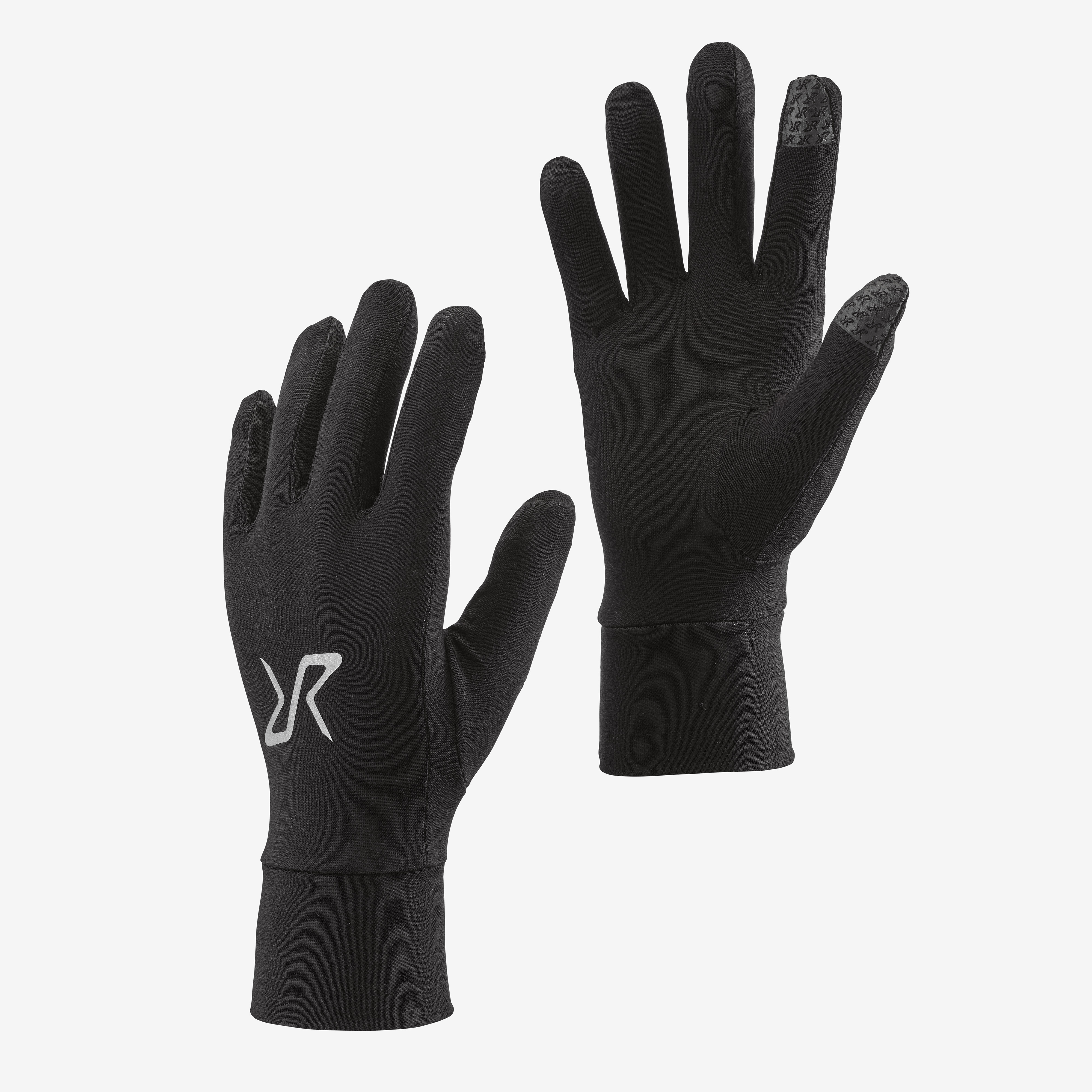Wool Liner Glove Black,