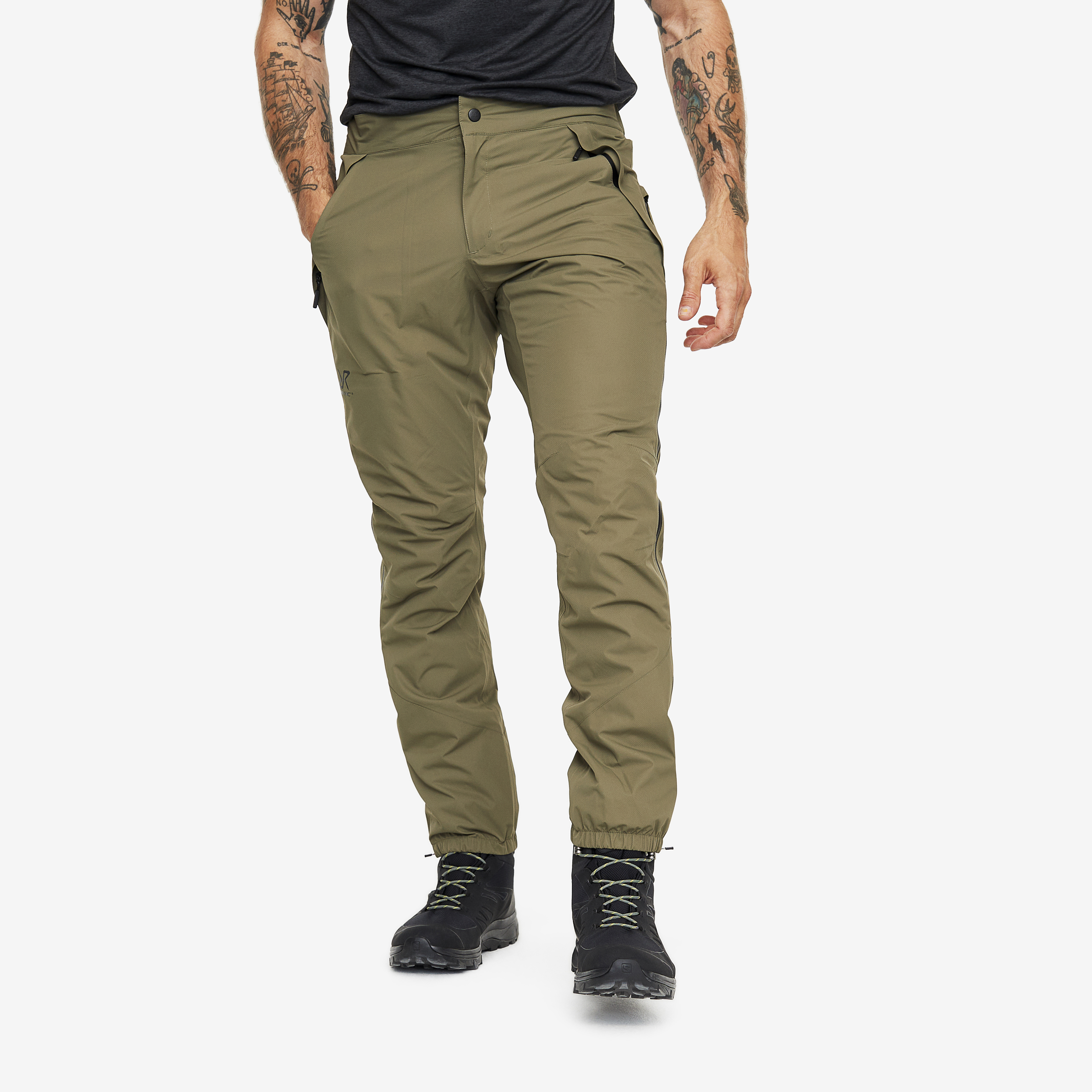 Pantaloni impermeabili Typhoon da uomo in verde